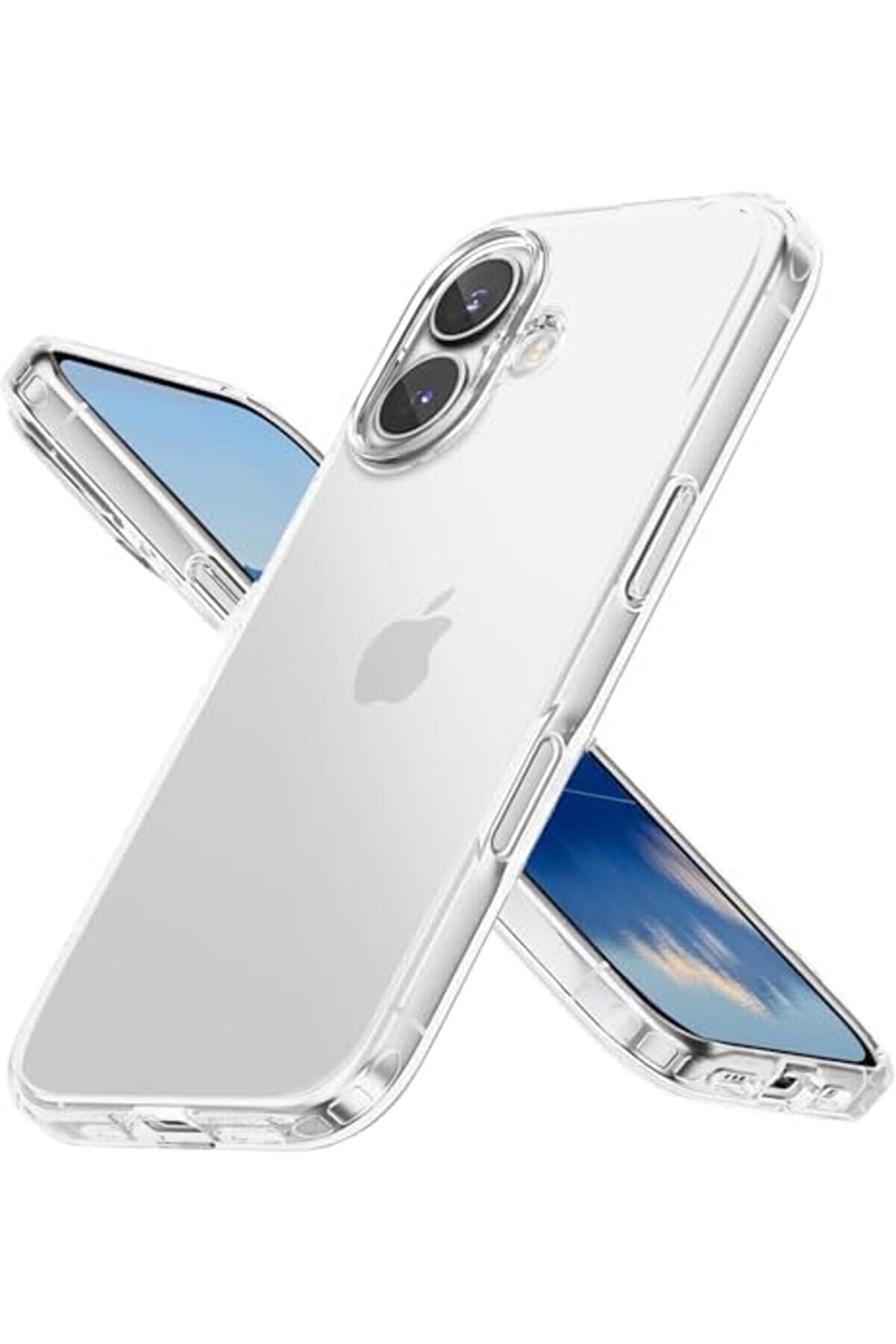 Lvnshop 16 İle Uyumlu Şeffaf Ve Sararmaya Dayanıklı Si̇li̇kon Kılıf, Ve Yumuşak Model ( 16) 224120