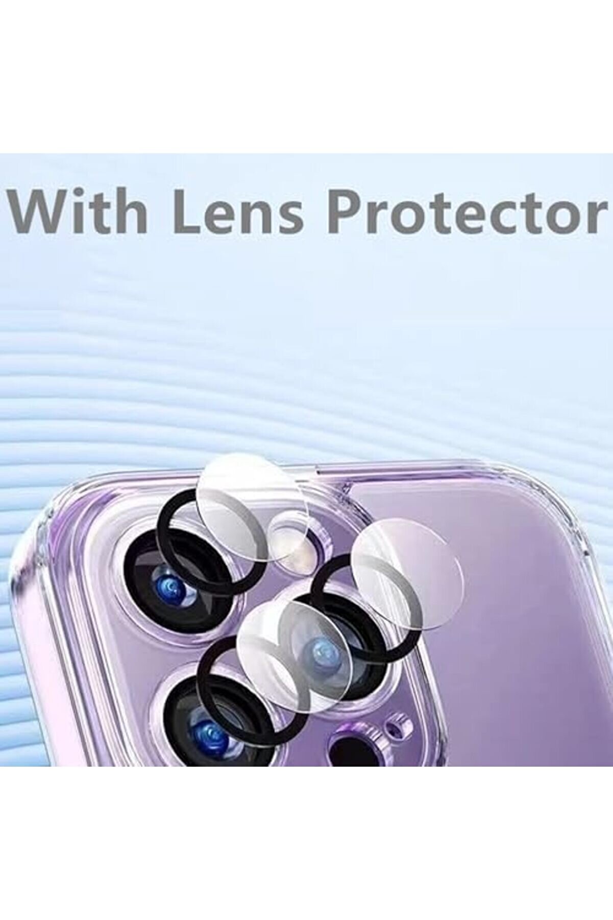 Aclyashop 14 Pro İle Uyumlu Kılıf Crystal Clear İle Uyumlu Şarj &Ouml;zelli̇kli̇, Hi̇ssi̇yat, Slot Ve Tuşlara