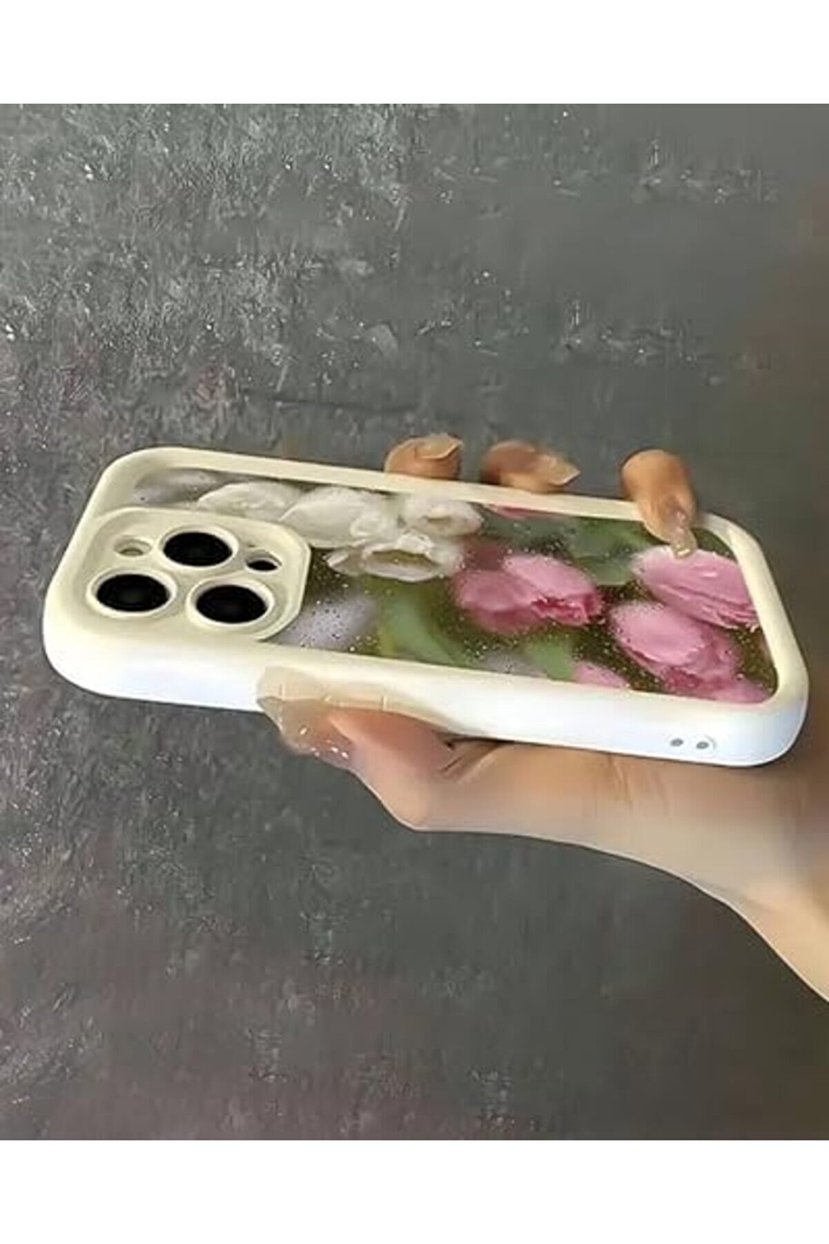 Lvnshop 13 Ve 13 Pro Yağlıboya Çi̇çek Desenli̇ Telefon Kılıfı – Şık Ve Dayanıklı Tasarım (13 Petals)