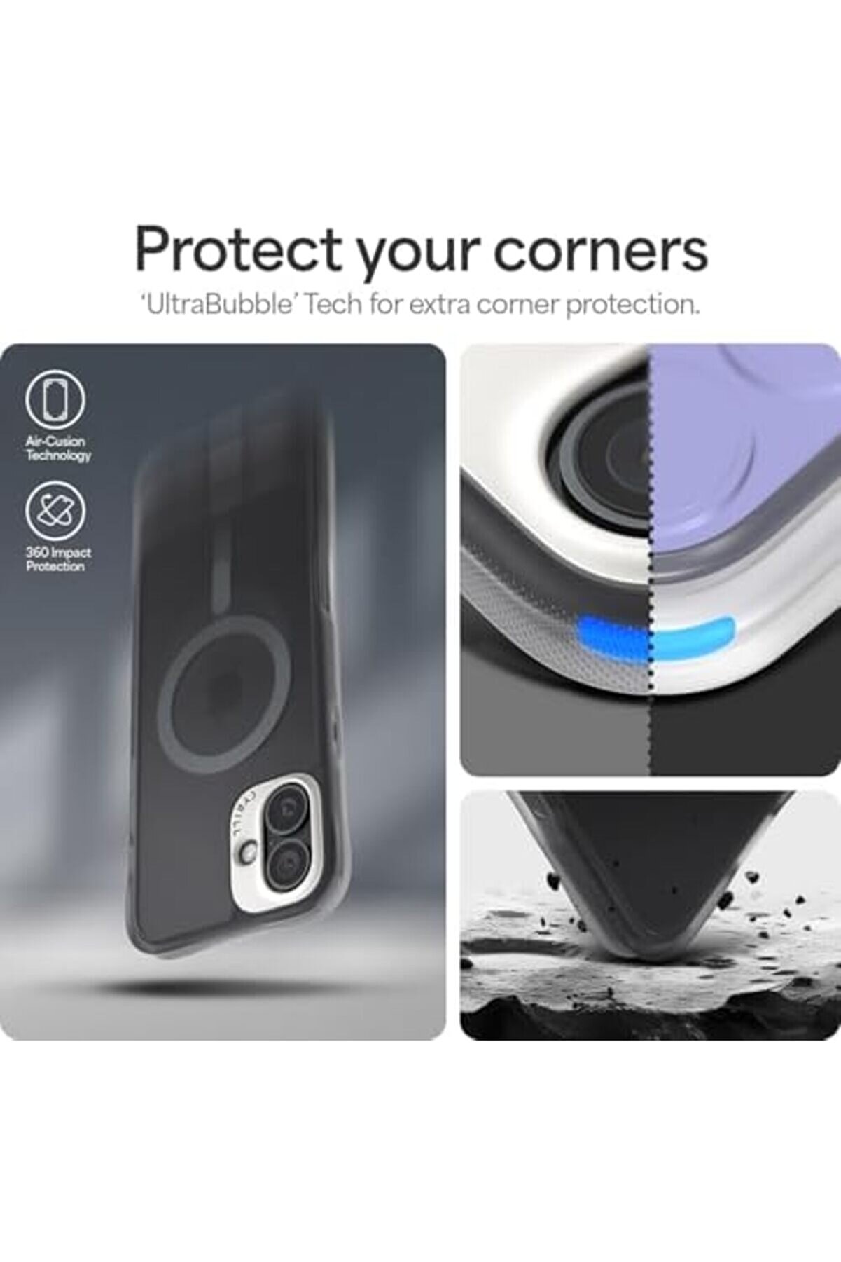 Lvnshop Ci̇el By 16 Kılıf Ultrasheer Mag Sararma Karşıtı Hava Kanalı Teknoloji̇si̇™ Askeri̇ Sınıf Koruma