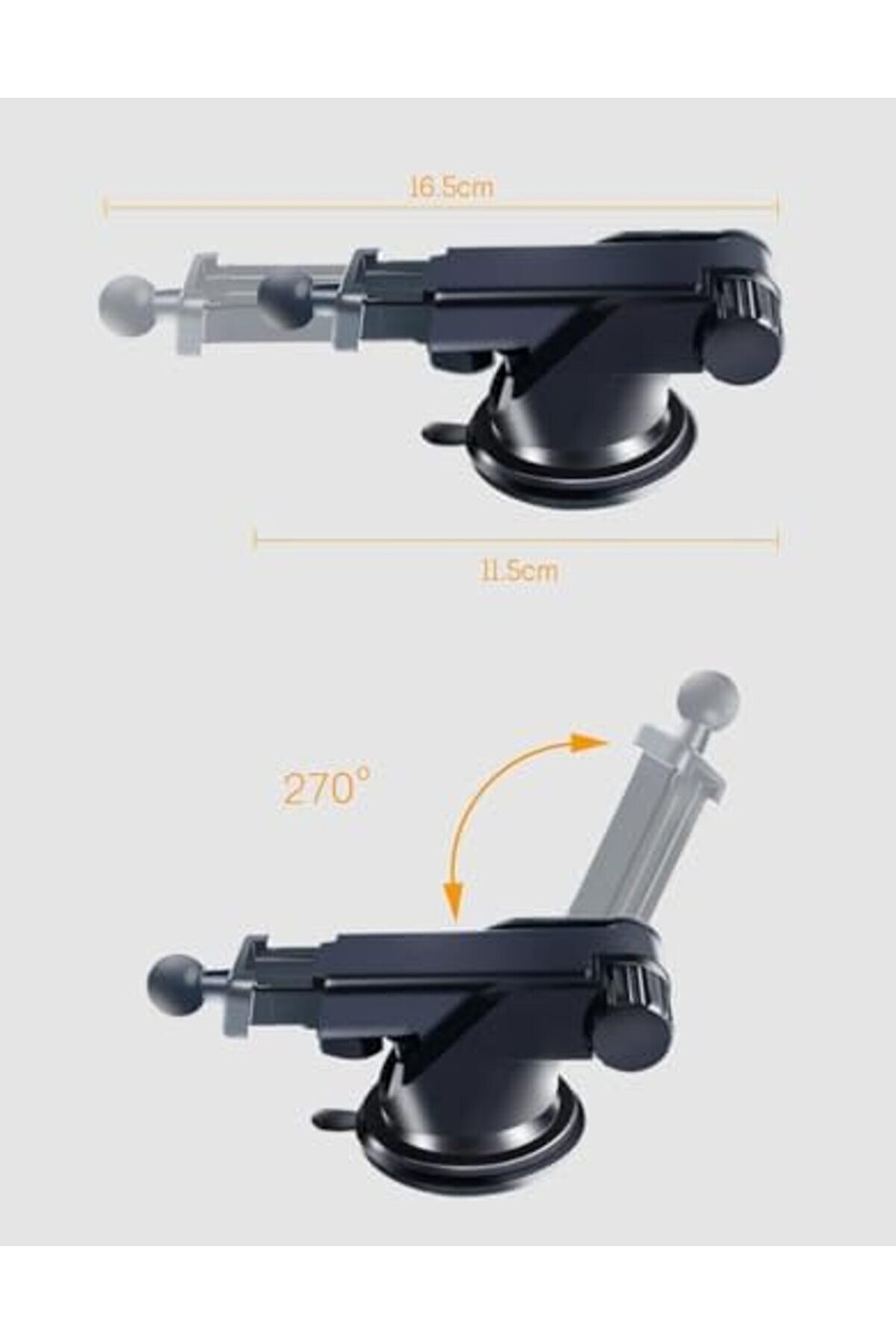 Ynsshopi̇ng Teleskopi̇k Araç Tablet Tutucu Araç Telefon Tutucu Torpi̇do Üzeri̇ Yapışan Araç Tablet Tutuc
