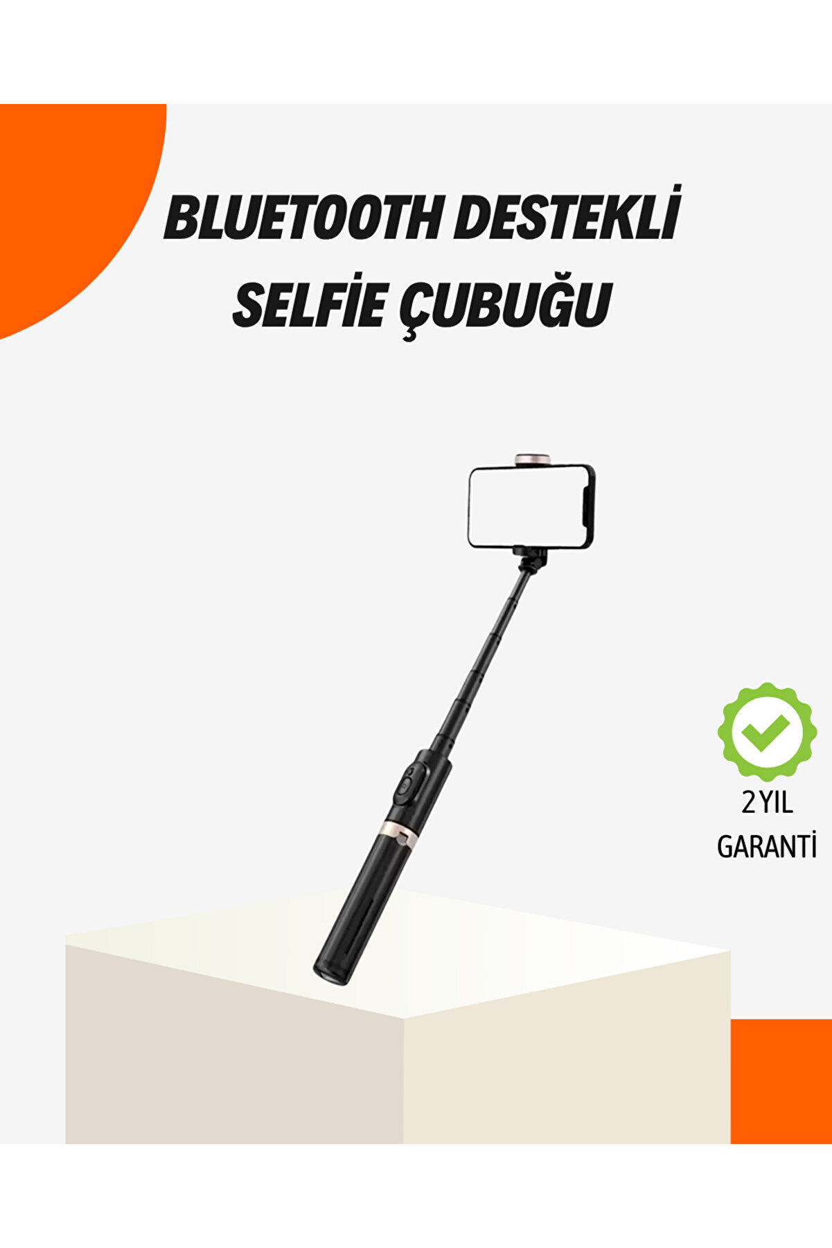 Toptan Bulurum Bluetooth’lu Işıklı Selfie Çubuğu – Katlanabilir, 130 cm