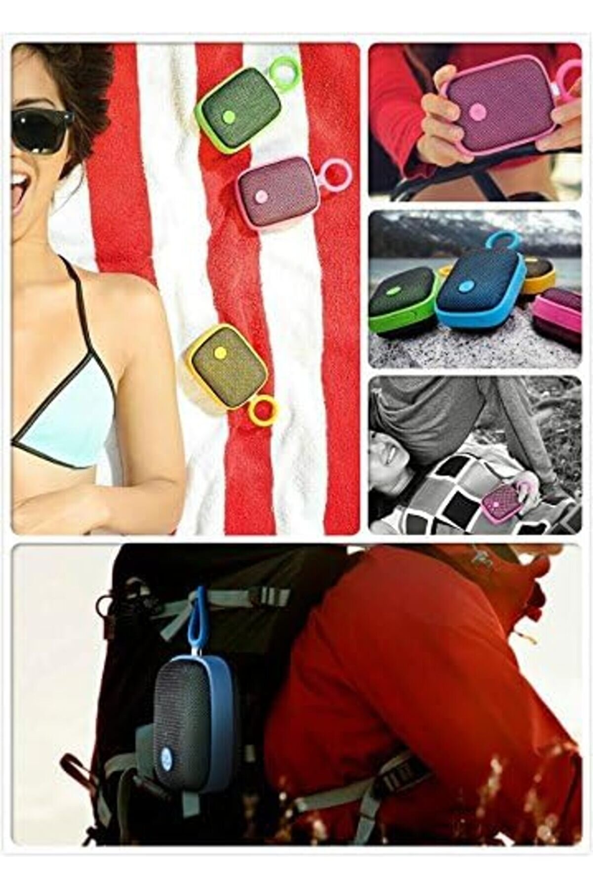 Oskyshopc - Bubble Pods (Pi̇nk) | Ultra Hafi̇f, Güçlü 5W Çıkışa Sahi̇p, Son Derece Ve Renkli̇ Portati̇f |