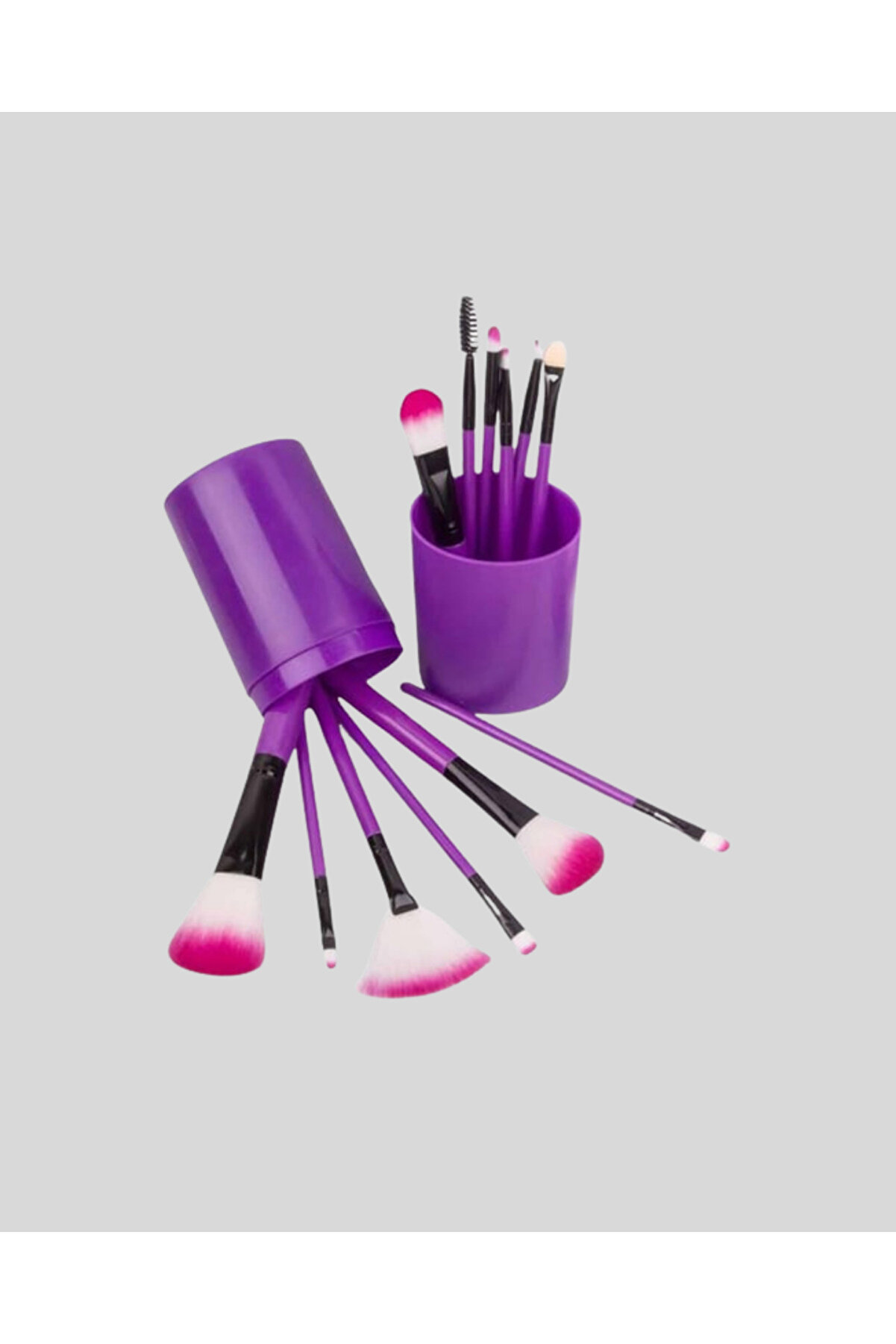 12 Parça Makyaj Fırça Seti̇ - Profesyonel Ve Günlük Kullanıma Uygun