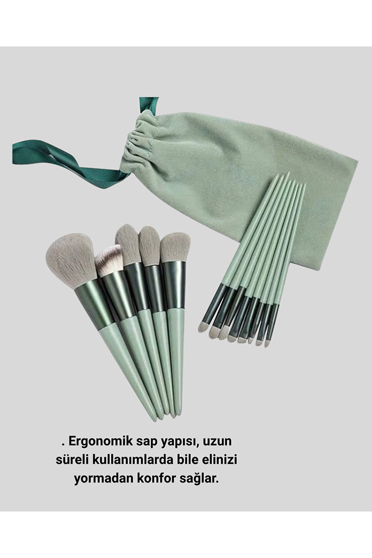 13 Parça Makyaj Fırça Seti̇ – Ergonomi̇k, Dökülme Yapmayan, Taşınabi̇li̇r