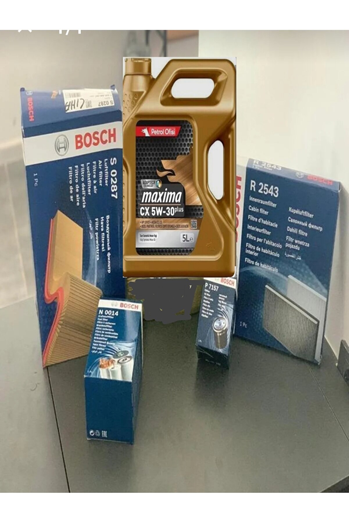 Bosch Golf 7 Gtd 2.0 Dizel Kw135 Hp184 Filtre Seti 2013-2020+P.Ofisi Cx 5lt 2025