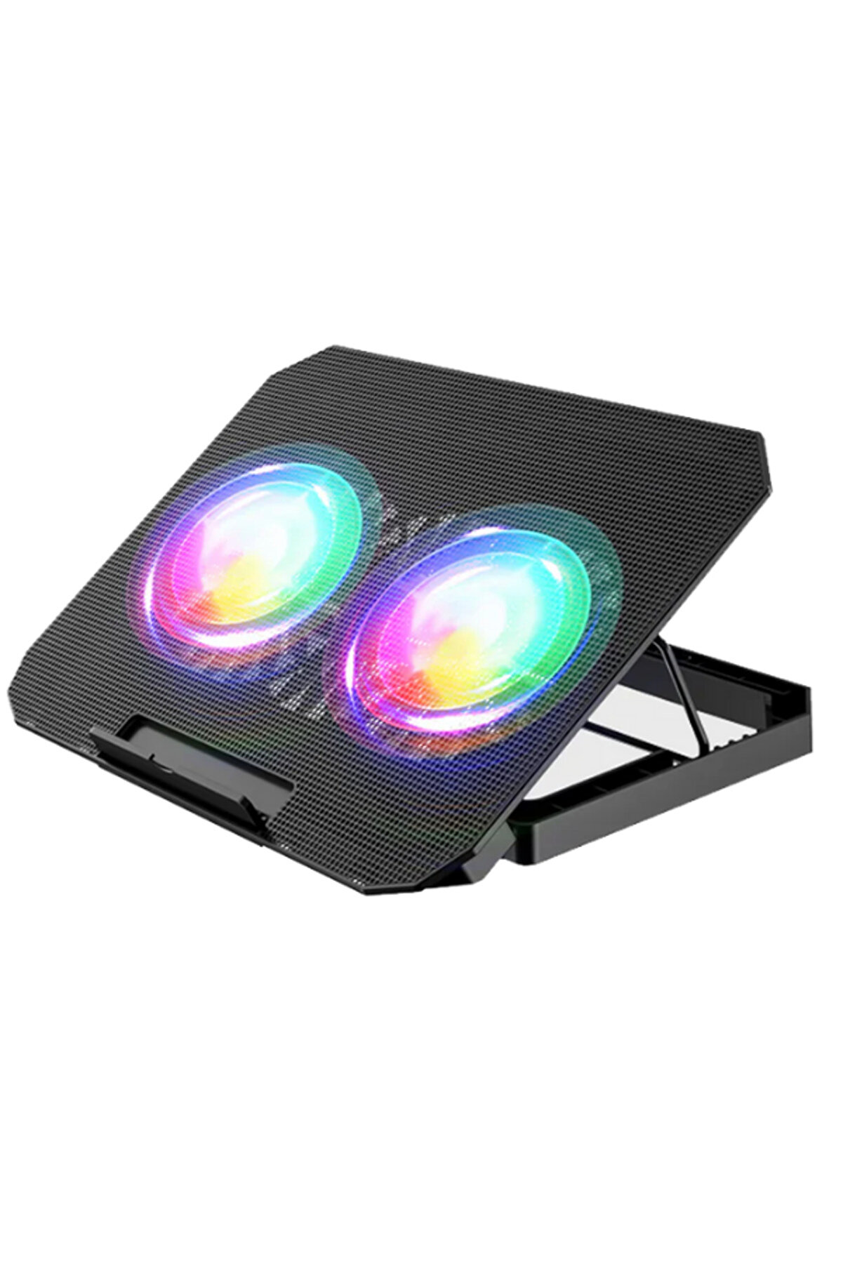 Zrn33 2 Fanlı Standlı Rgb Laptop Soğutucu