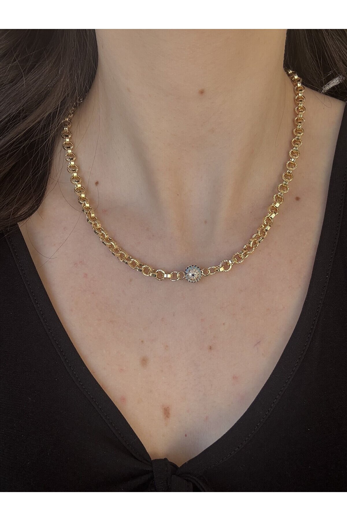 Ateli̇er Emi̇ne Evi̇l Eye Zi̇nci̇r Kolye