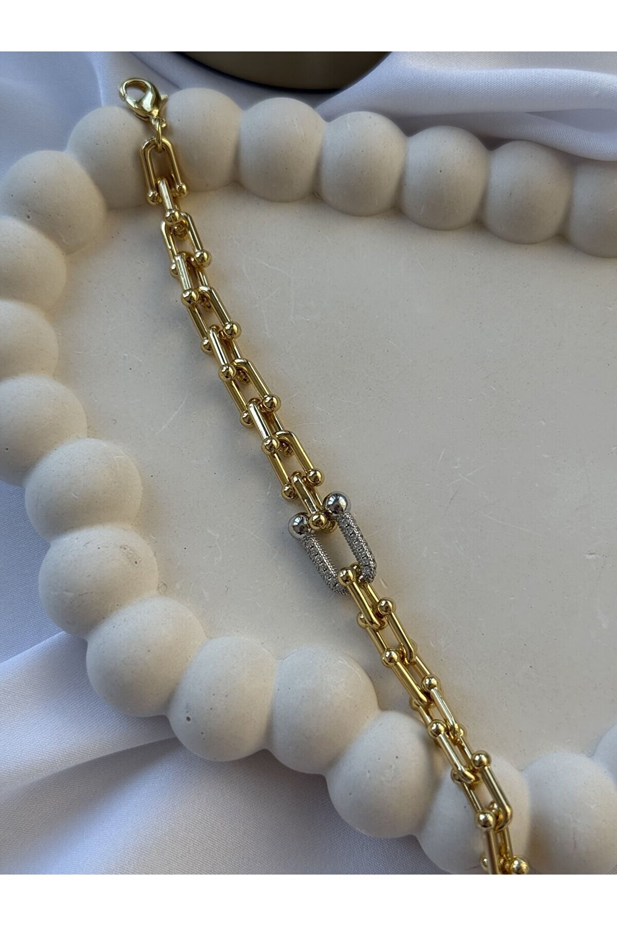 Ateli̇er Emi̇ne Çi̇ft Renk Tasarım Tıffany Bi̇lekli̇k