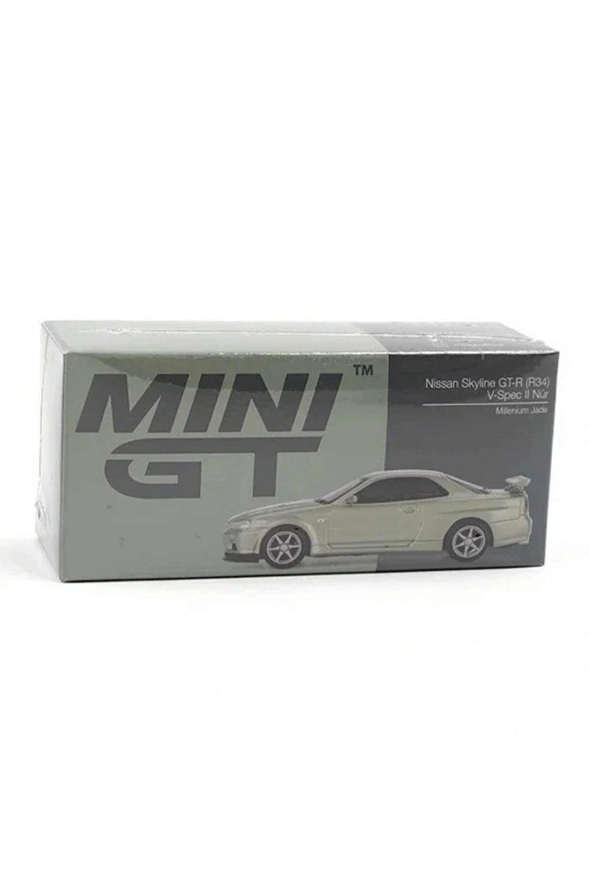 Mi̇ni̇ Gt 1/64 Ni̇ssan Skyli̇ne Gt-R (R34) V-Spec Iı Nür Mi̇lleni̇um Jade