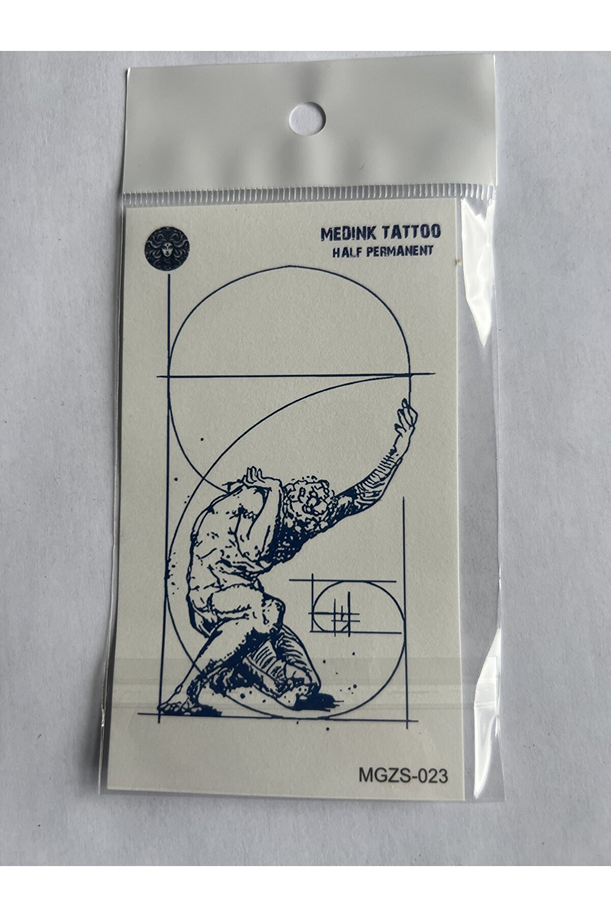 Ai̇rbrush Tattoo Anti̇k Mi̇ni̇mal 11X8 Cm Yarı Kalıcı Geçi̇ci̇ Dövme Yapıştırma Dövme