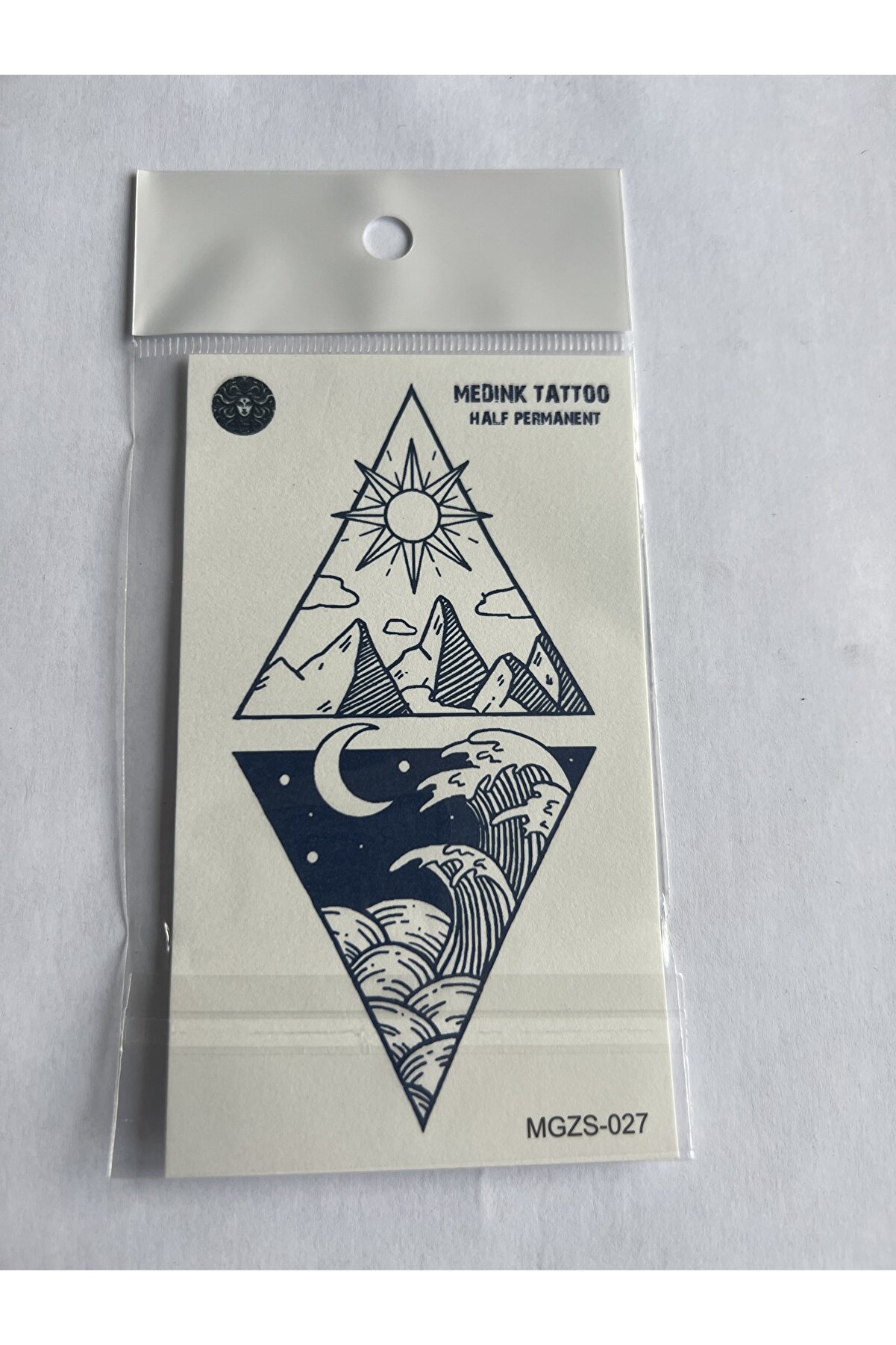 Ai̇rbrush Tattoo Dalga 11X8 Cm Yarı Kalıcı Geçi̇ci̇ Dövme Yapıştırma Dövme