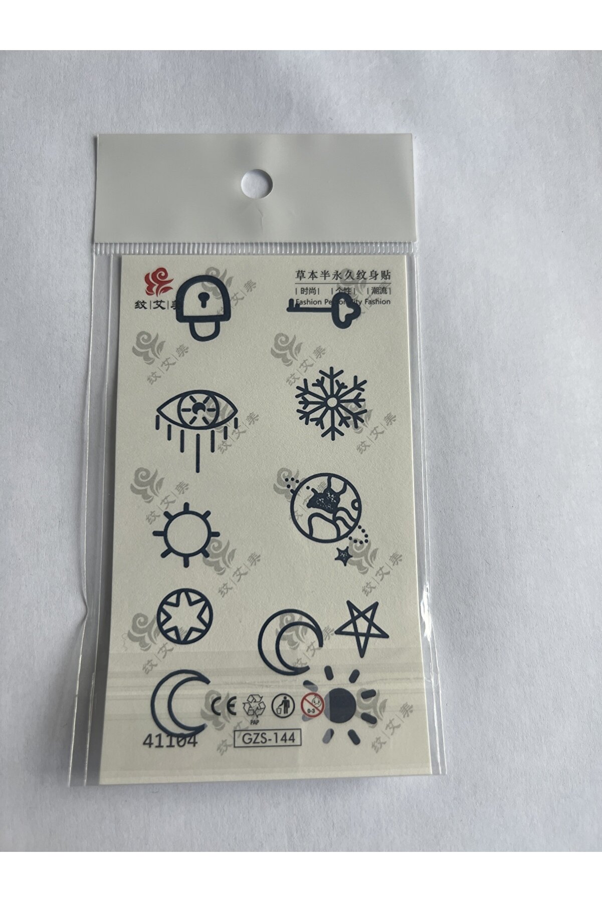 Ai̇rbrush Tattoo Parmak Dövmeleri̇ Model18- 11X8 Cm Yarı Kalıcı Geçi̇ci̇ Dövme Yapıştırma Dövme