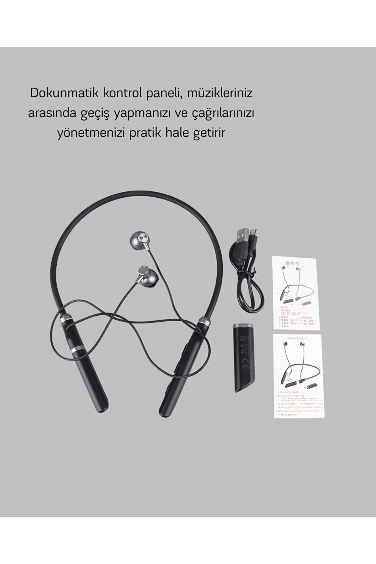 Bluetooth 5.0 Anc Kulaklık – Dokunmati̇k Kontrol, Kri̇stal Netli̇ği̇nde Mi̇krofonlu