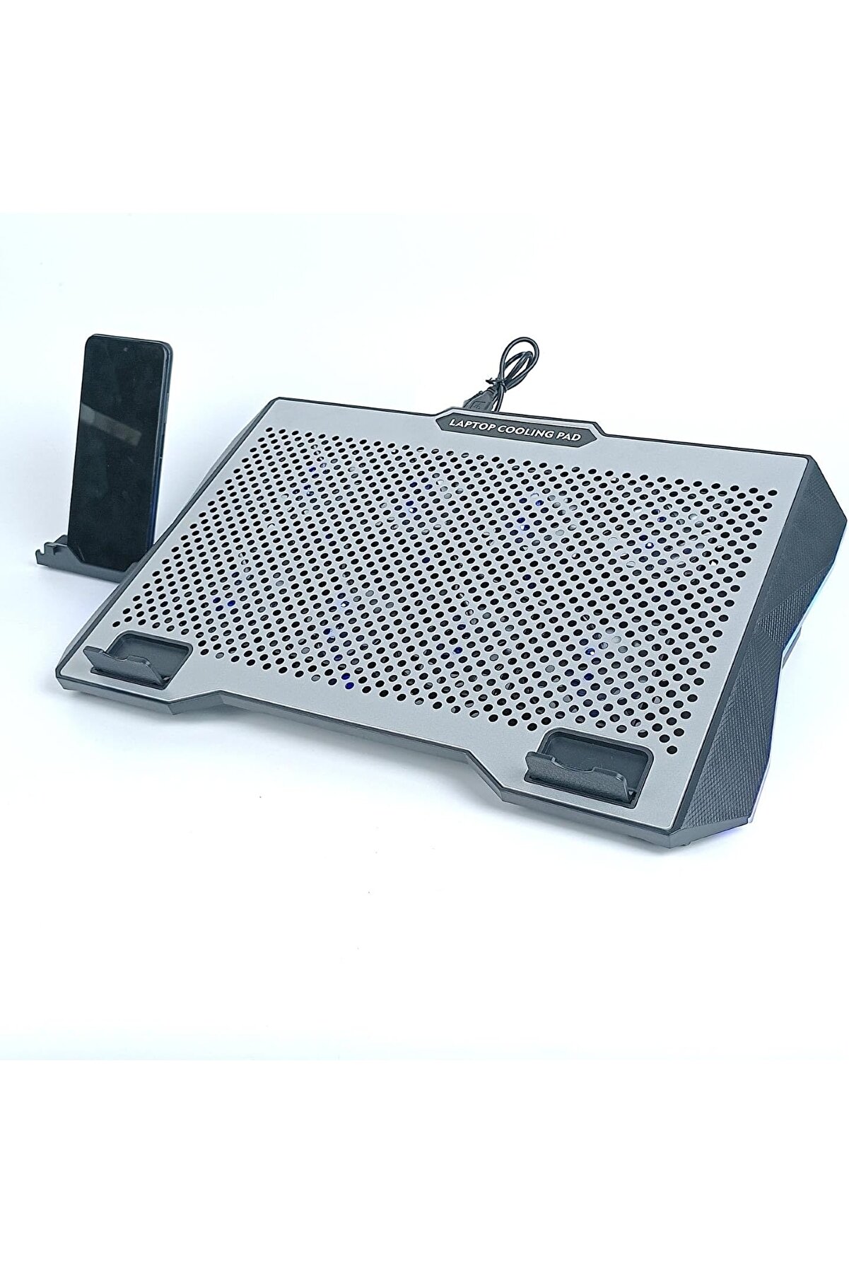 Gi̇vecool S608 8 Fan Rgb Laptop Soğutucu Standı 12-17  İnc Uyumlu Çi̇ft Usb Port Rgb Aydınlatma