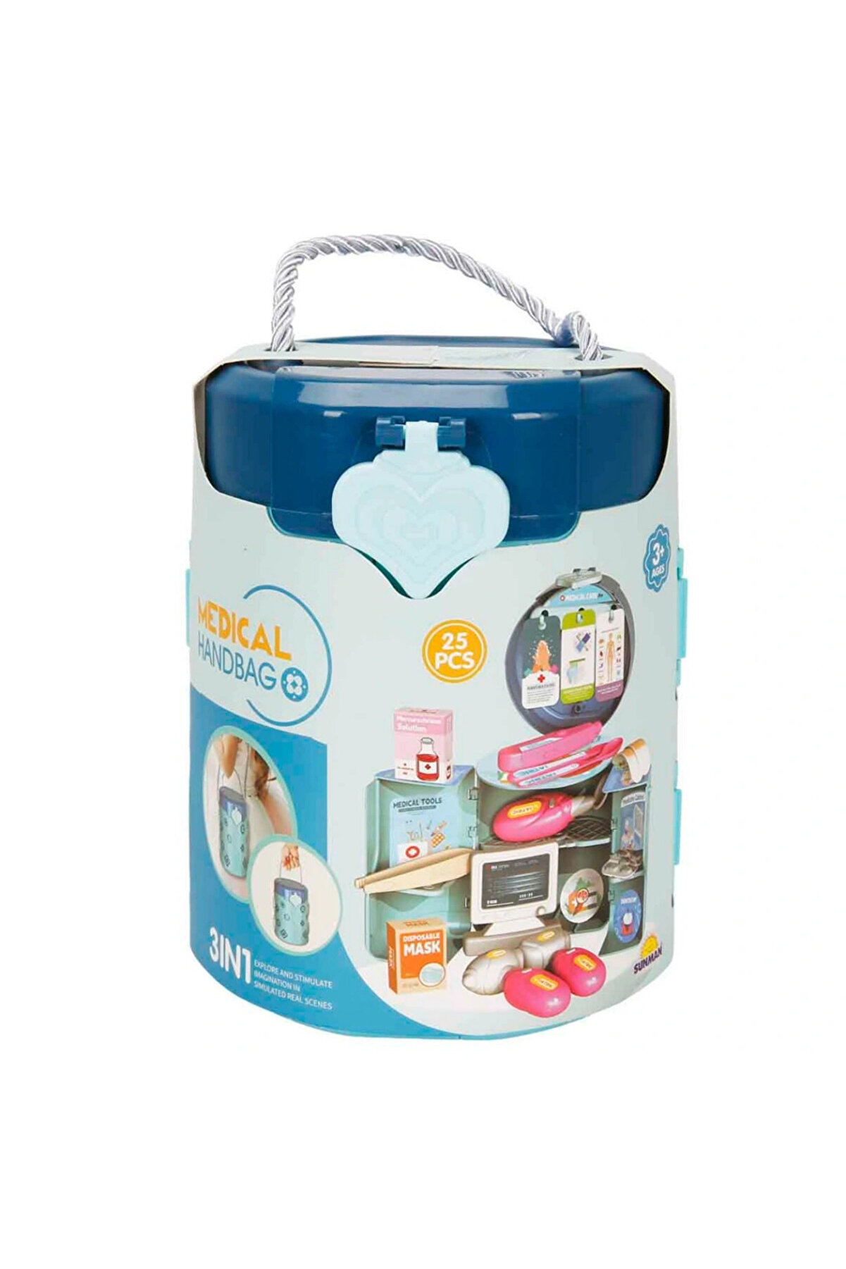 Taşınabi̇li̇r Doktor Set Kapsülü 3İn1 25 Parça