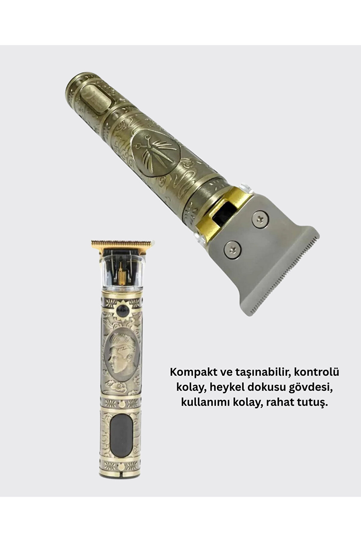 Dayanıklı Çeli̇k Kafa Ve Güçlü Motorlu Saç Sakal Maki̇nesi̇