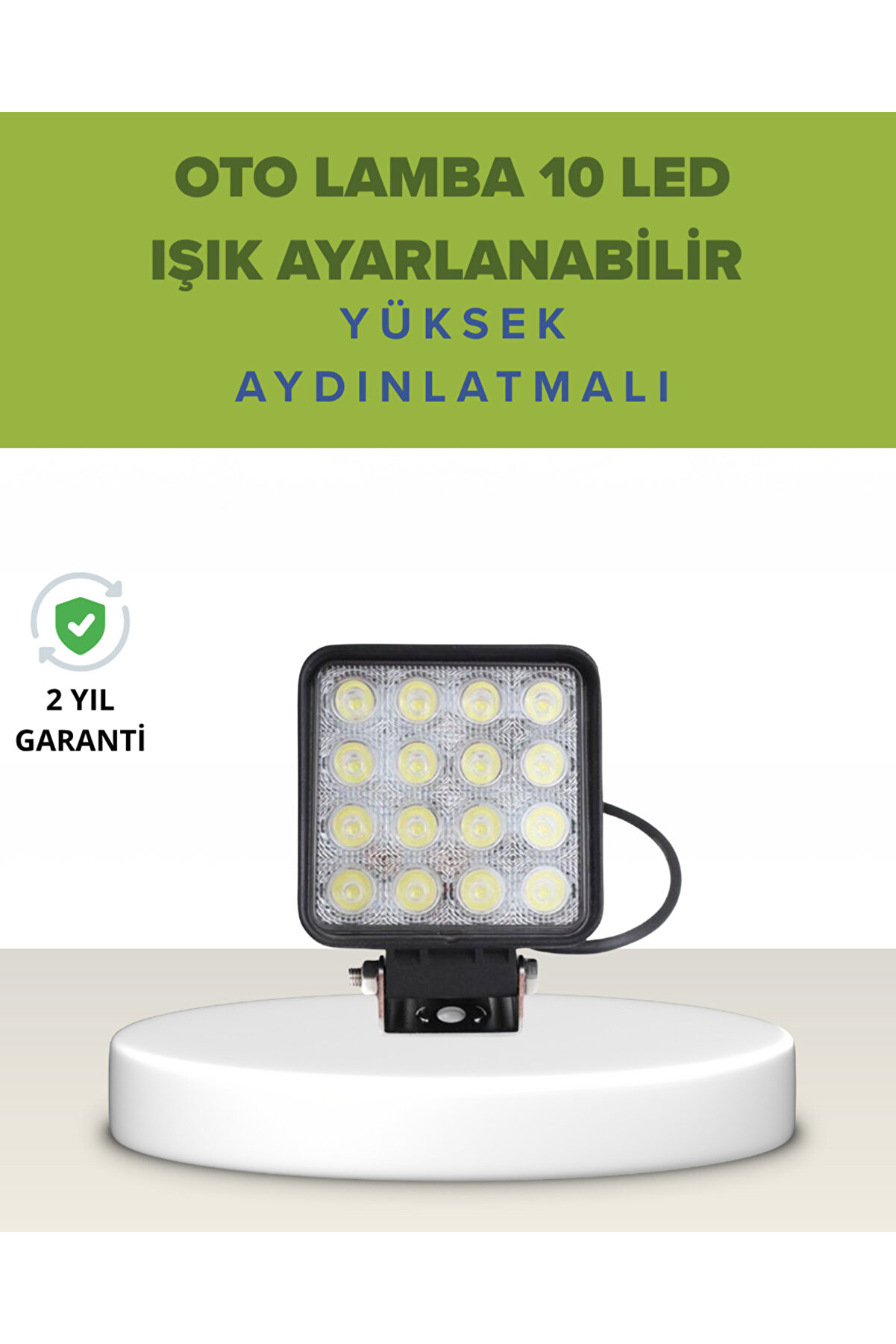 teknodayım Araç Dışı Aydınlatma İçin LED Far | Zorlu Koşullara Dayanıklı, Çok Amaçlı