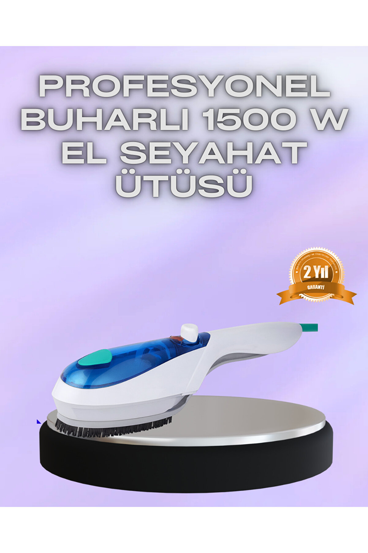 UCUZTEKNO Kompakt Seyahat Tipi Buharlı Ütü Pratik Kırışıklık Açıcı