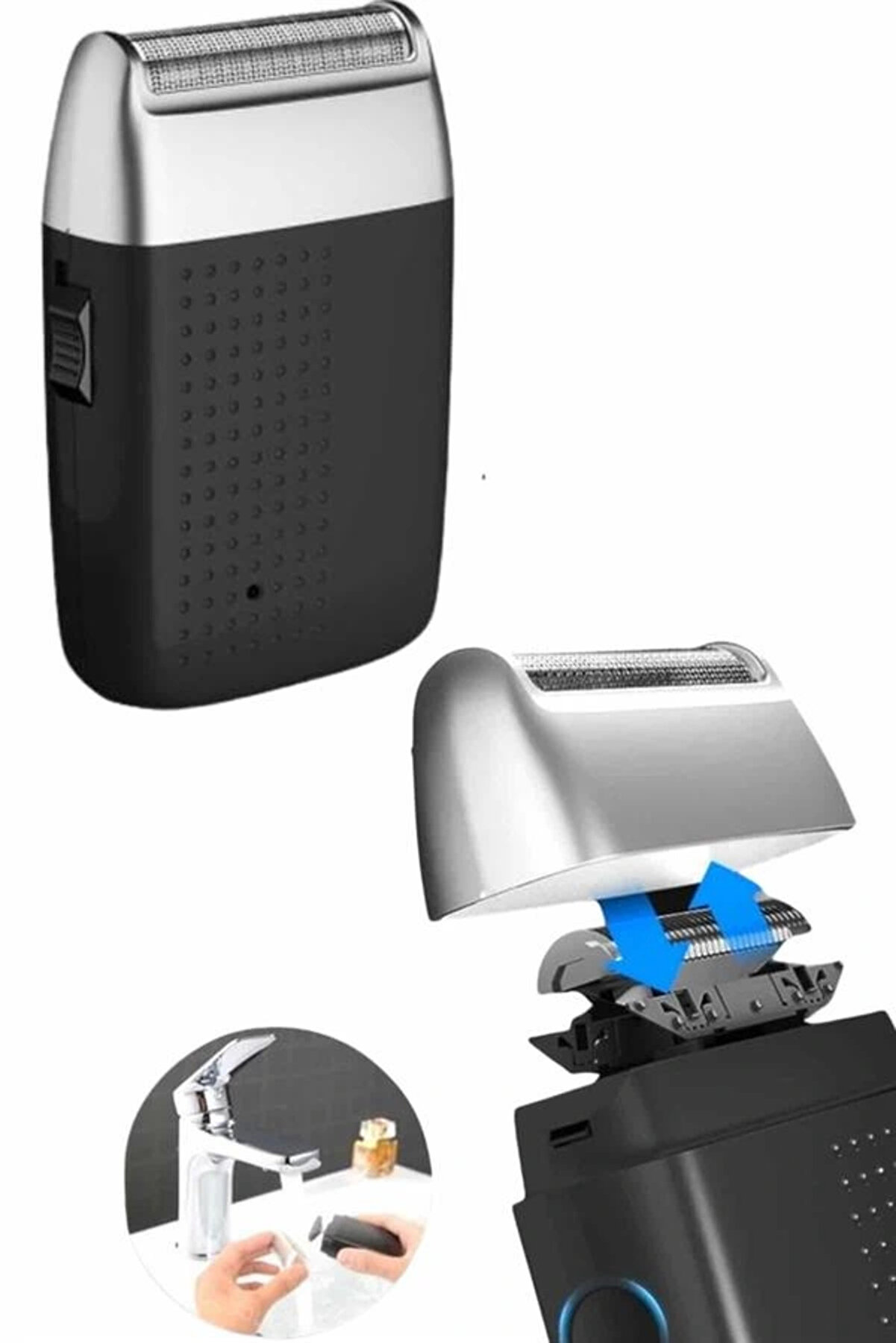 gizmurstore Taşınabilir Şarjlı Kablosuz Mini Tıraş Makinesi Sinek Kaydı Tıraş