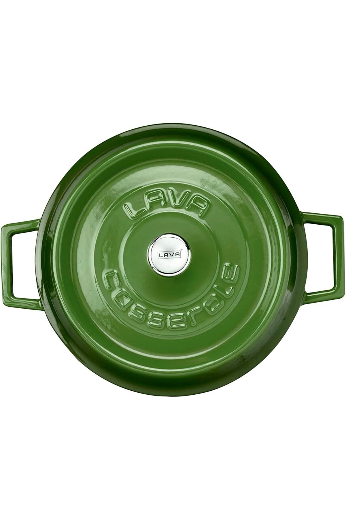 STOREMAX modashine Çok Amaçlı Döküm Demir Sığ Tencere Çap 24 cm Yeşil modascope 1014773