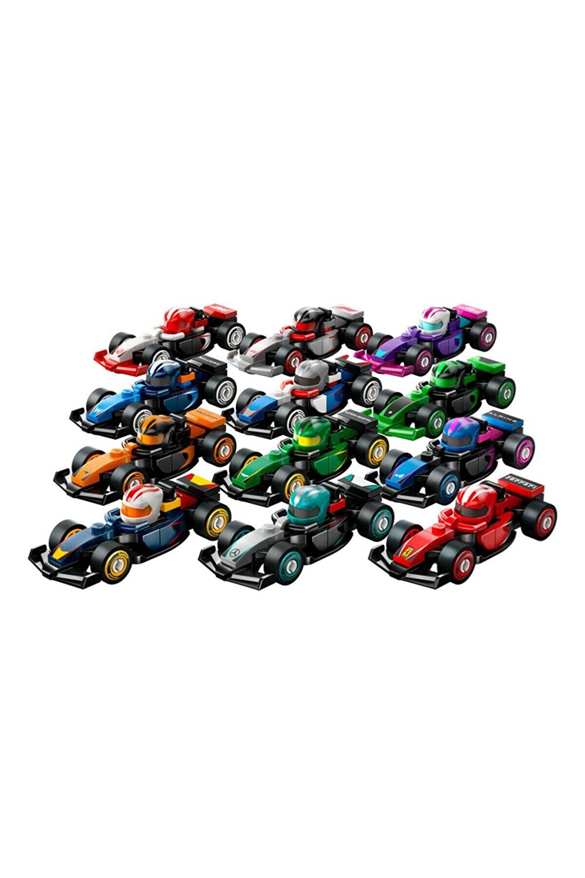 71049 Formula1 Sürpri̇z Paket Koleksi̇yonluk Yarış Arabası 29 Parça +5 Yaş