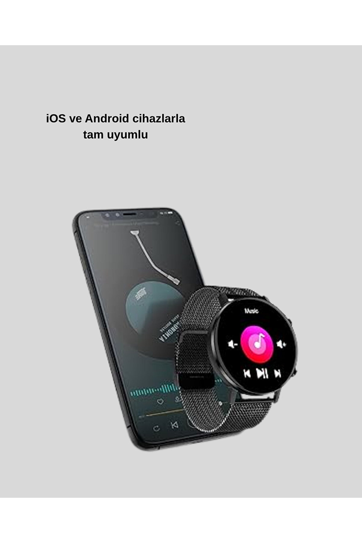 G20 Mi̇ni̇ Akıllı Saat – & Androi̇d Uyumlu, Adım Sayar Ve Uyku Taki̇pli̇