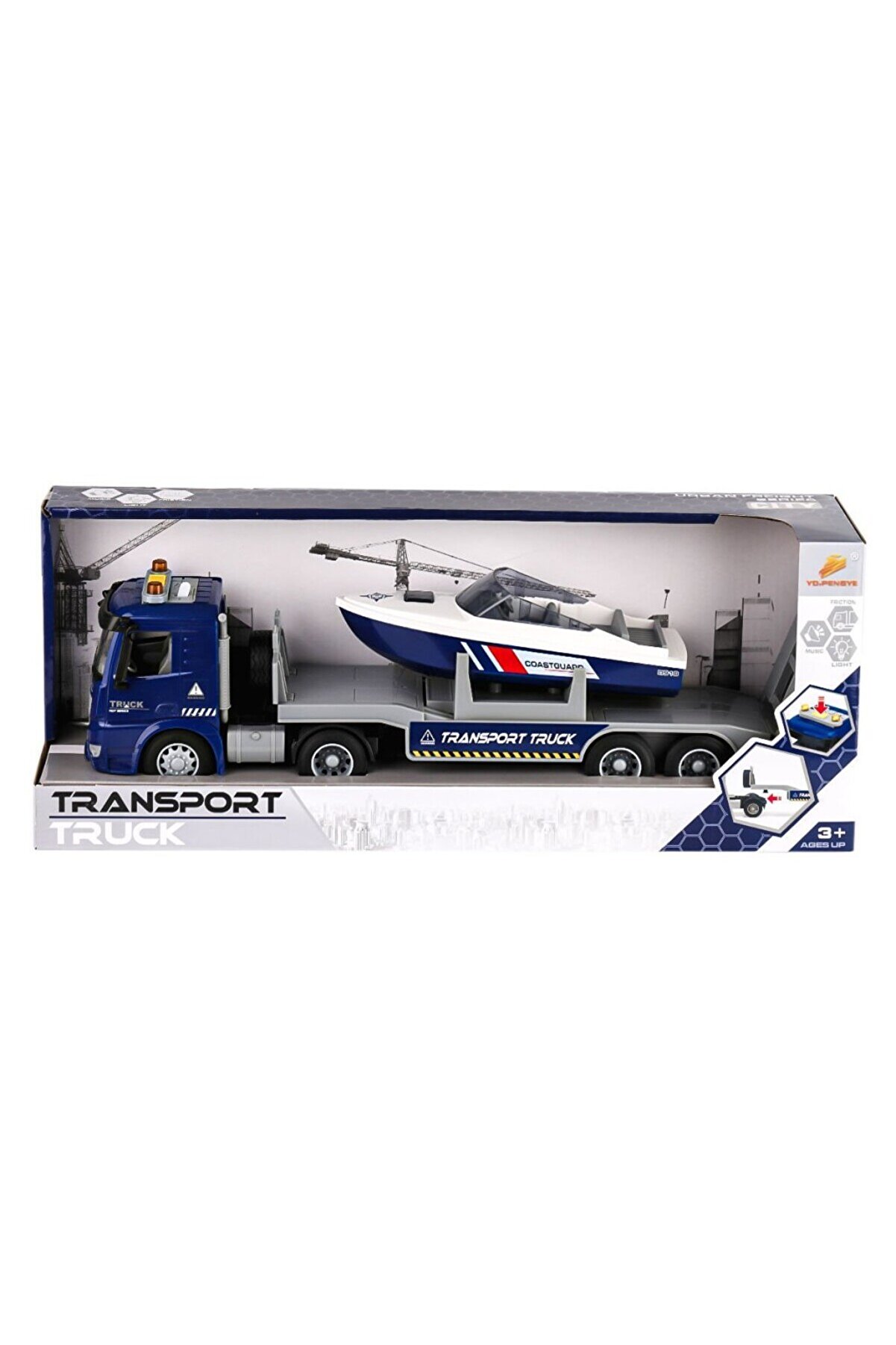 Toptan Bulurum PY8815B Sesli ve Işıklı Bot Taşıyan Tır Canem Oyuncak