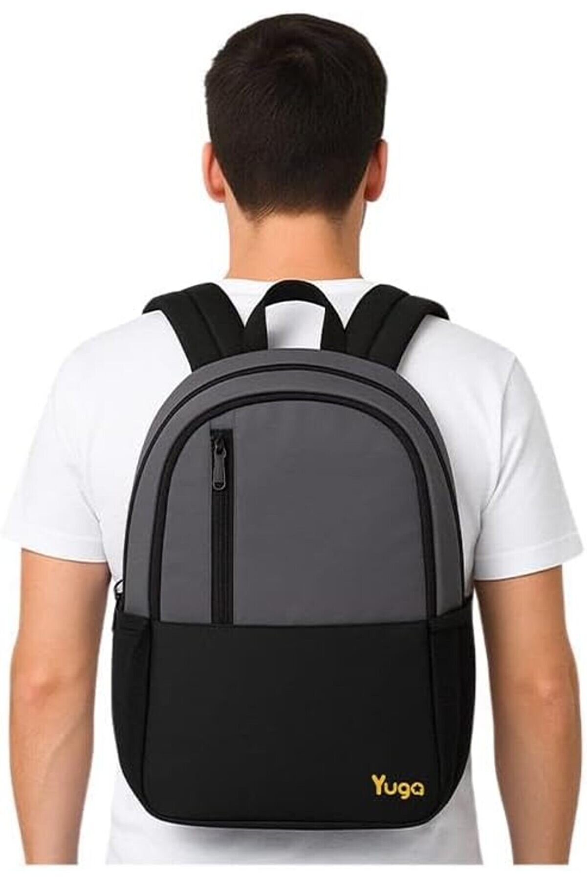 Modashi̇ne Dört Gözlü Sırt Çantası Gri̇ Modascope 1014773