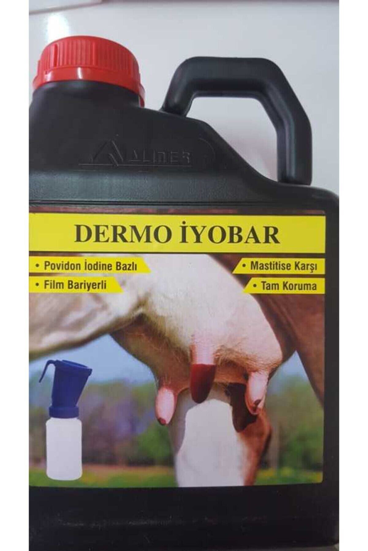Almer Sağım Sonrası Meme Dezenfektanı Dermo Iyobar 5 Lt + Dezenfekte Kabı