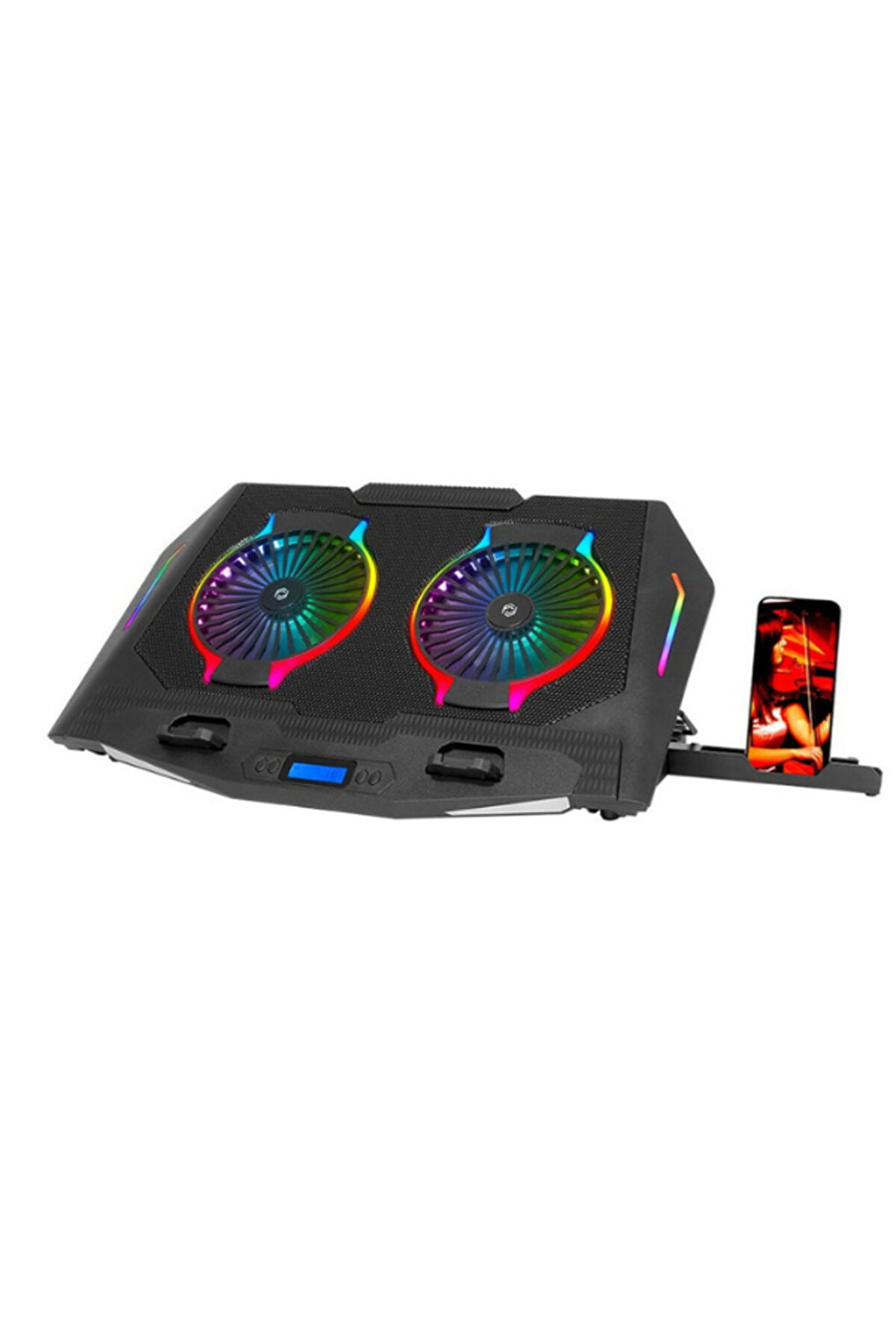 Zrn33 2 Fanlı Standlı Rgb Laptop Soğutucu