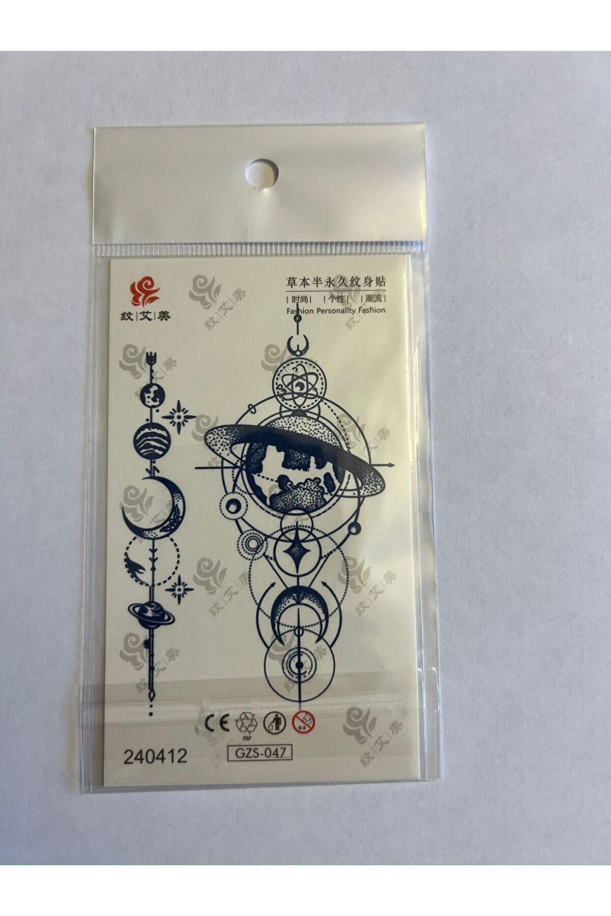 Ai̇rbrush Tattoo Pusula Ok Mi̇ni̇mal Yarı Kalıcı Hayalet Ge&ccedil;i̇ci̇ D&ouml;vme Yapıştırma D&ouml;vme