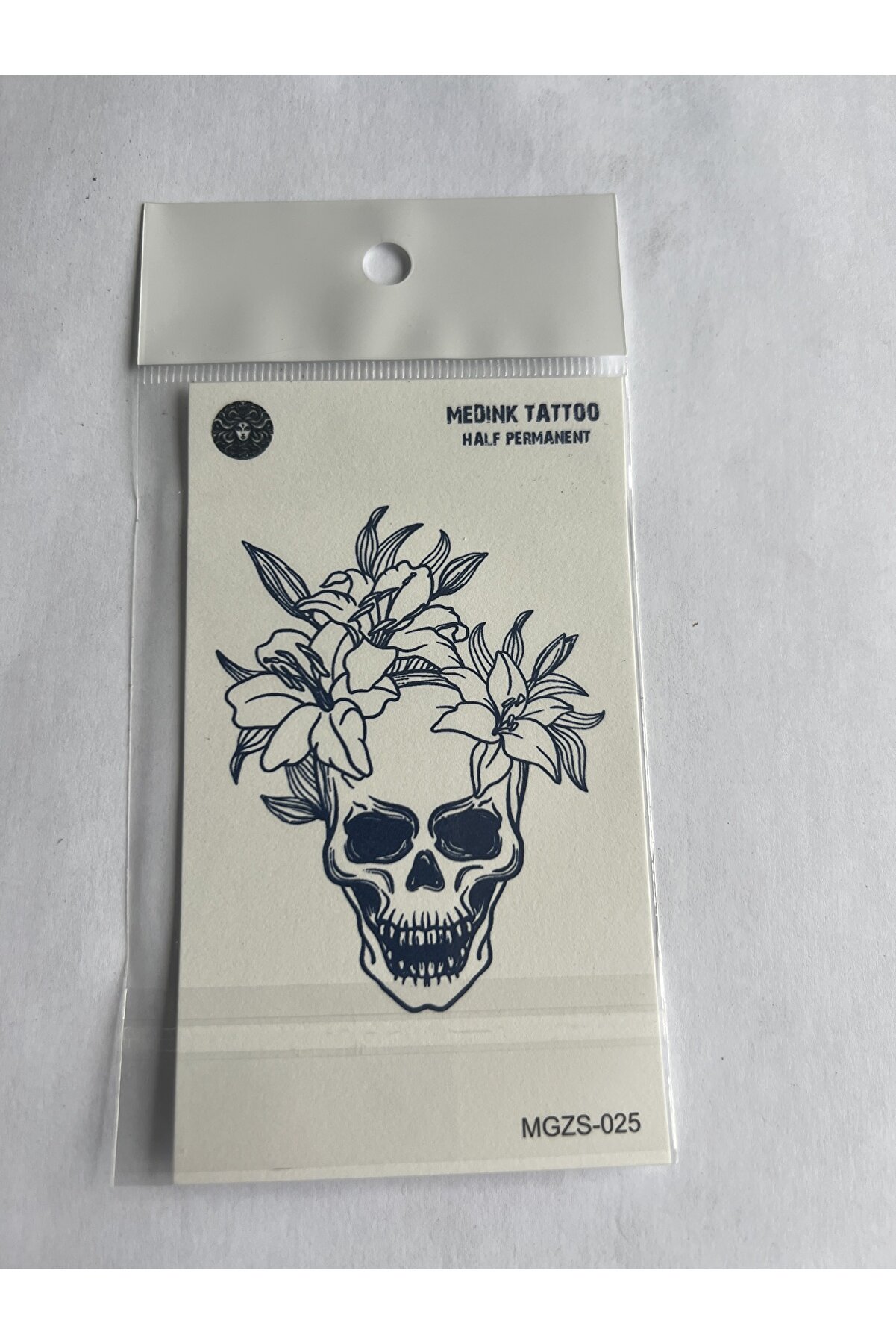 Ai̇rbrush Tattoo Kuru Kafa 11X8 Cm Yarı Kalıcı Geçi̇ci̇ Dövme Yapıştırma Dövme