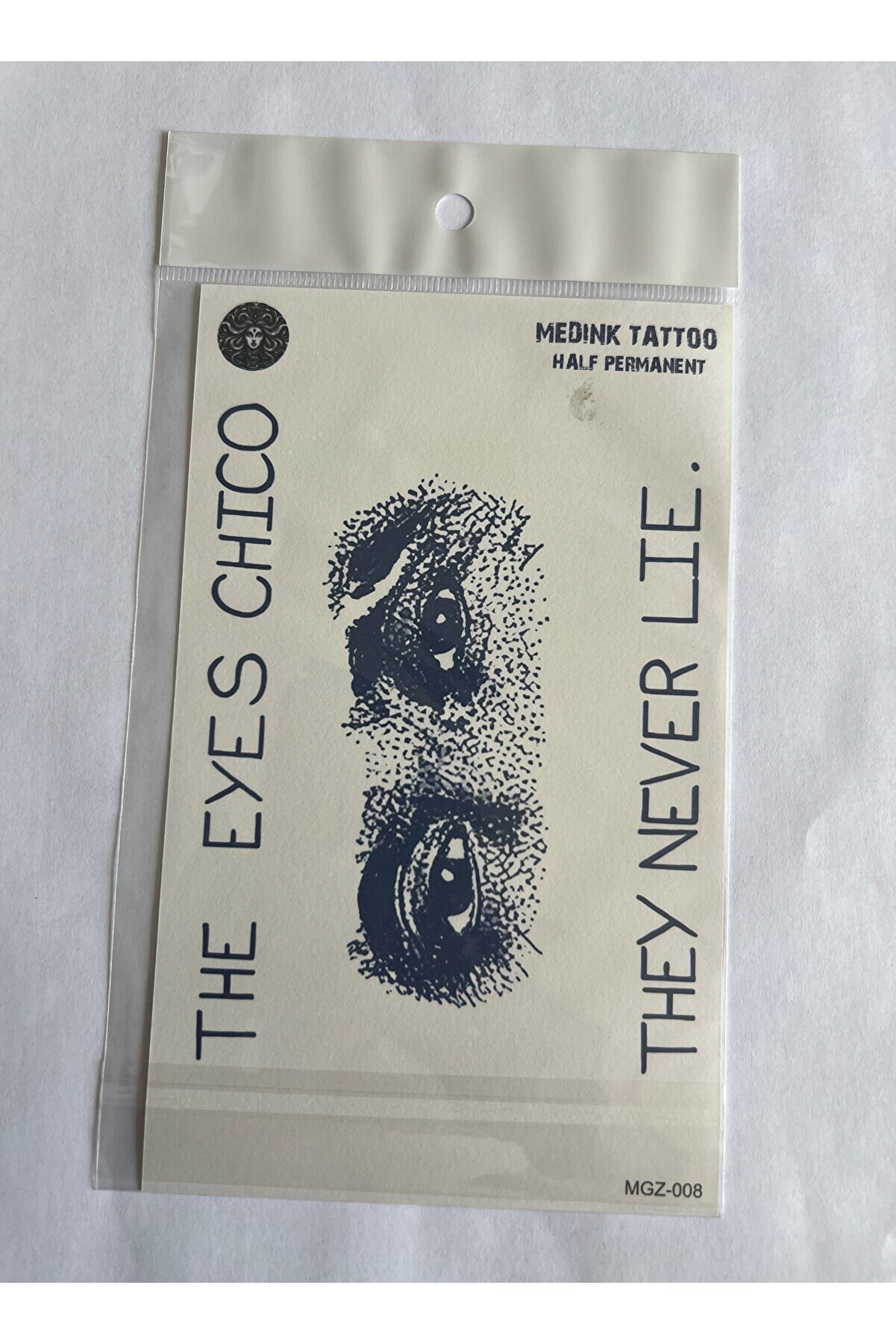 Ai̇rbrush Tattoo G&ouml;z 18X11 Cm Yarı Kalıcı Hayalet Ge&ccedil;i̇ci̇ D&ouml;vme Yapıştırma D&ouml;vme