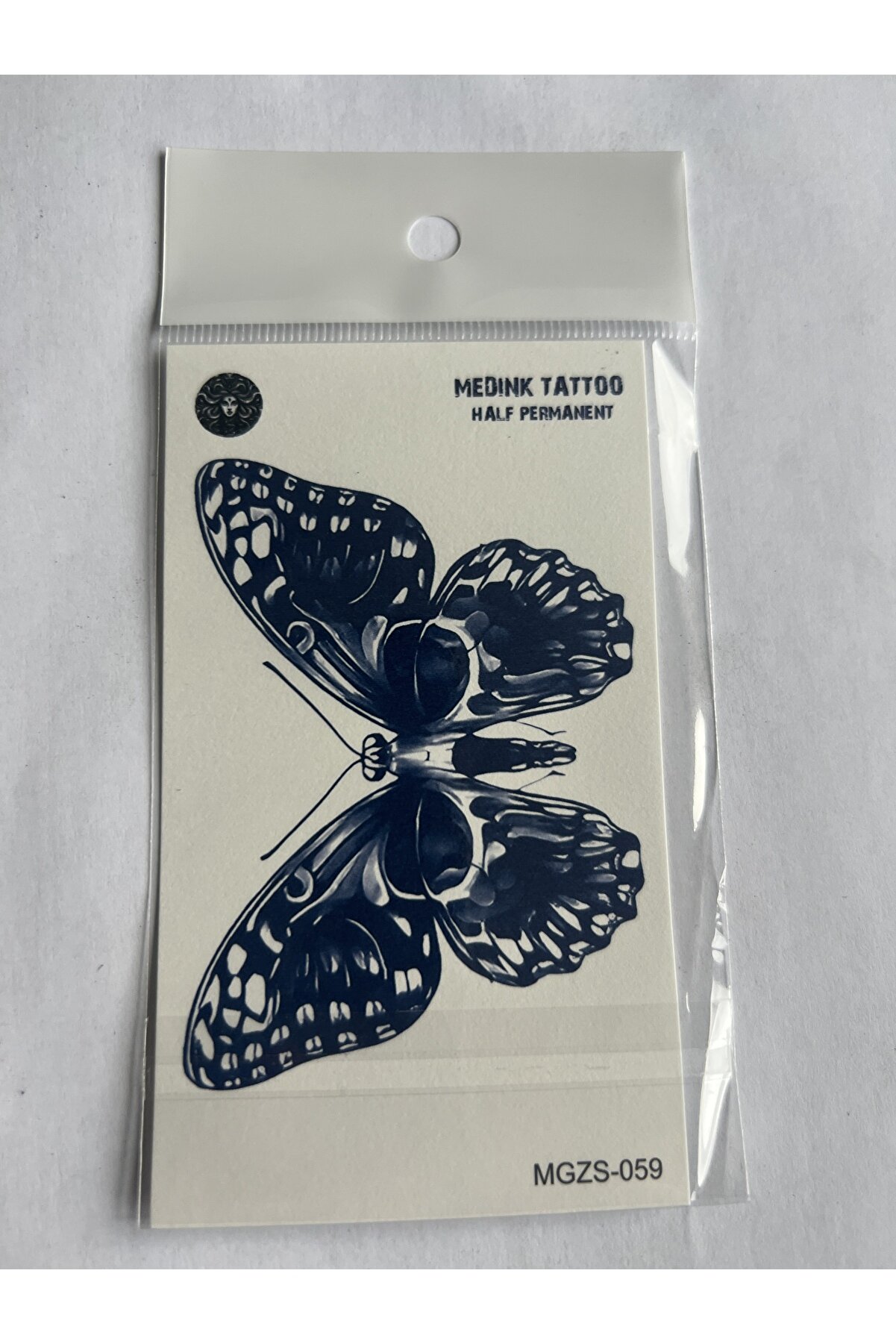 Ai̇rbrush Tattoo Kelebek Mi̇ni̇mal 11X8 Cm Yarı Kalıcı Geçi̇ci̇ Dövme Yapıştırma Dövme