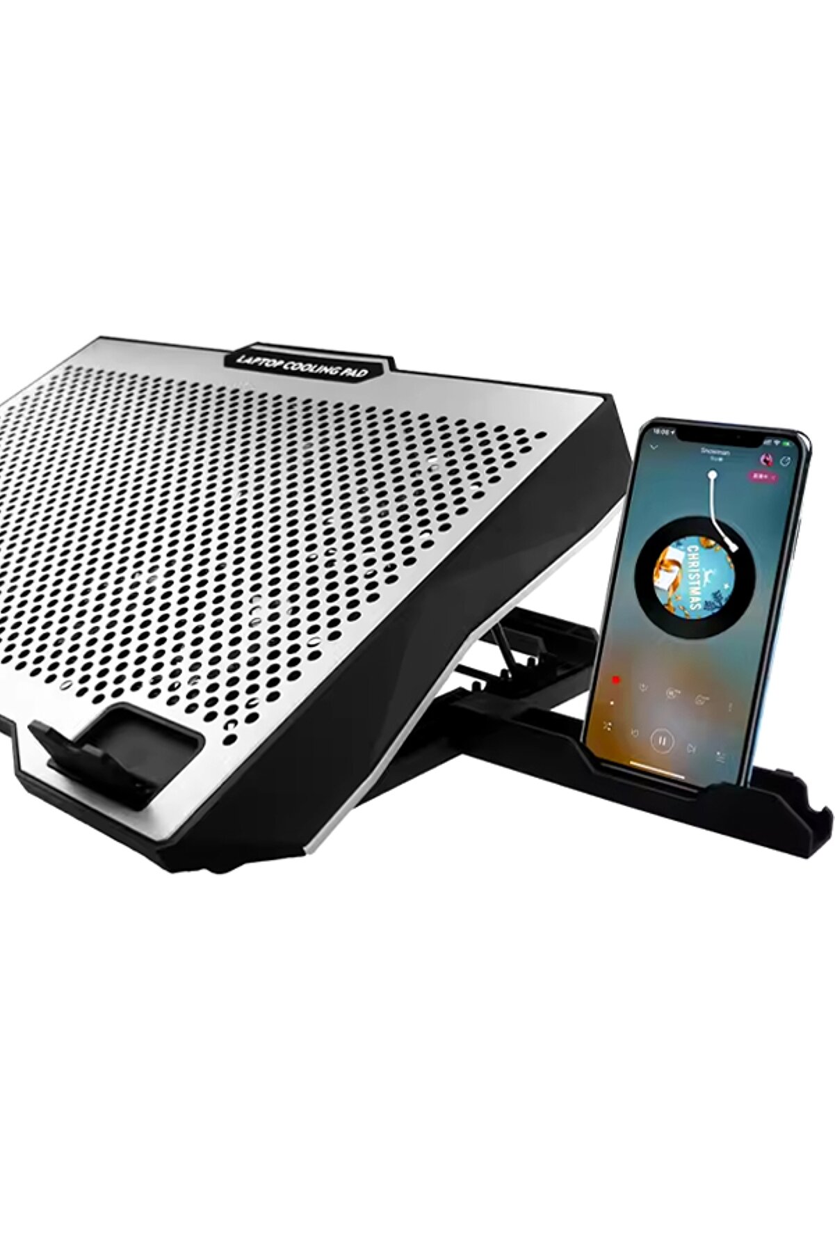 Gi̇vecool S608 8 Fan Rgb Laptop Soğutucu Standı 12-17  İnc Uyumlu Çi̇ft Usb Port Rgb Aydınlatma