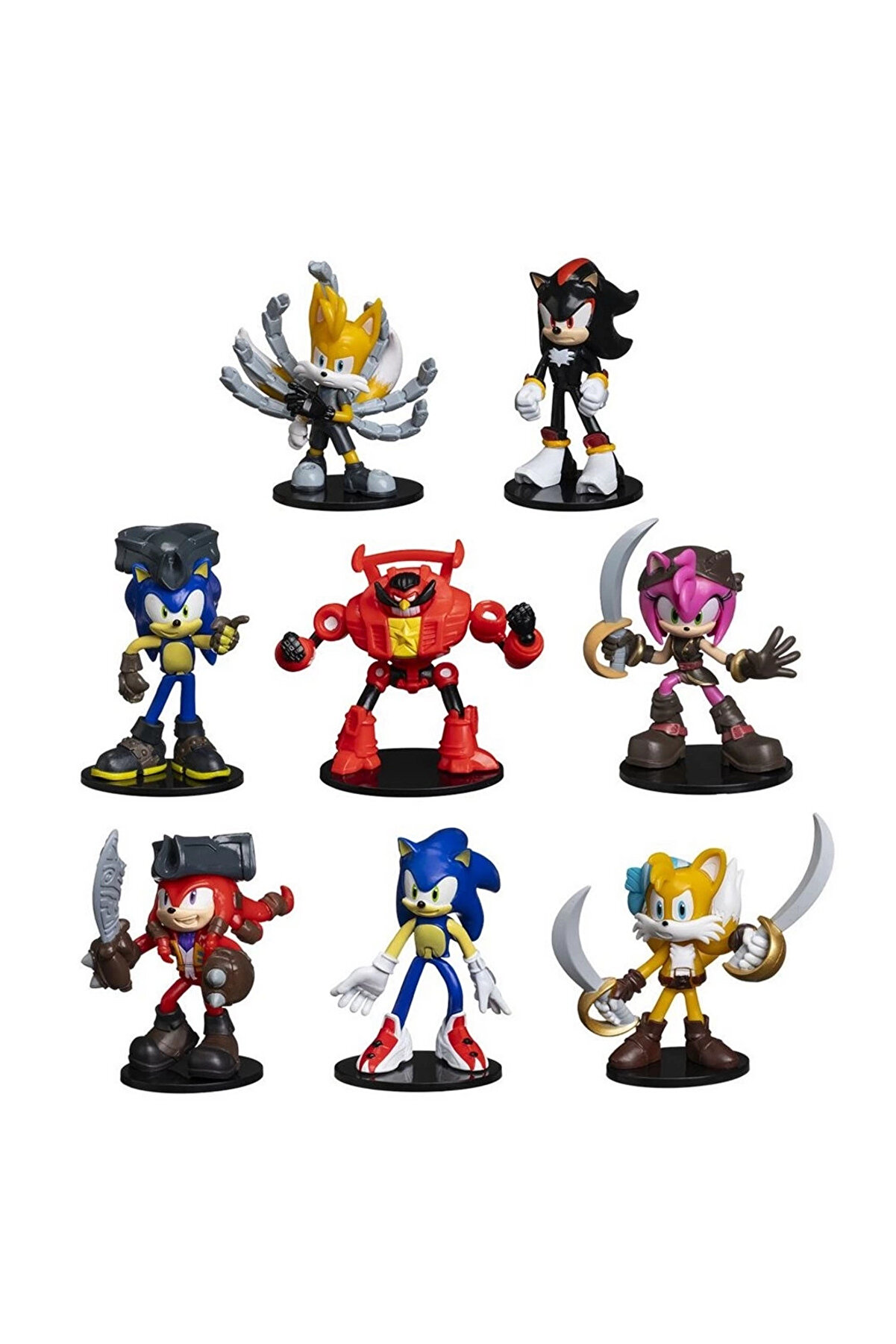 LAMİATAKI Sonic Prime 8'li Deluxe Aksiyon Figür Seti Seri 2