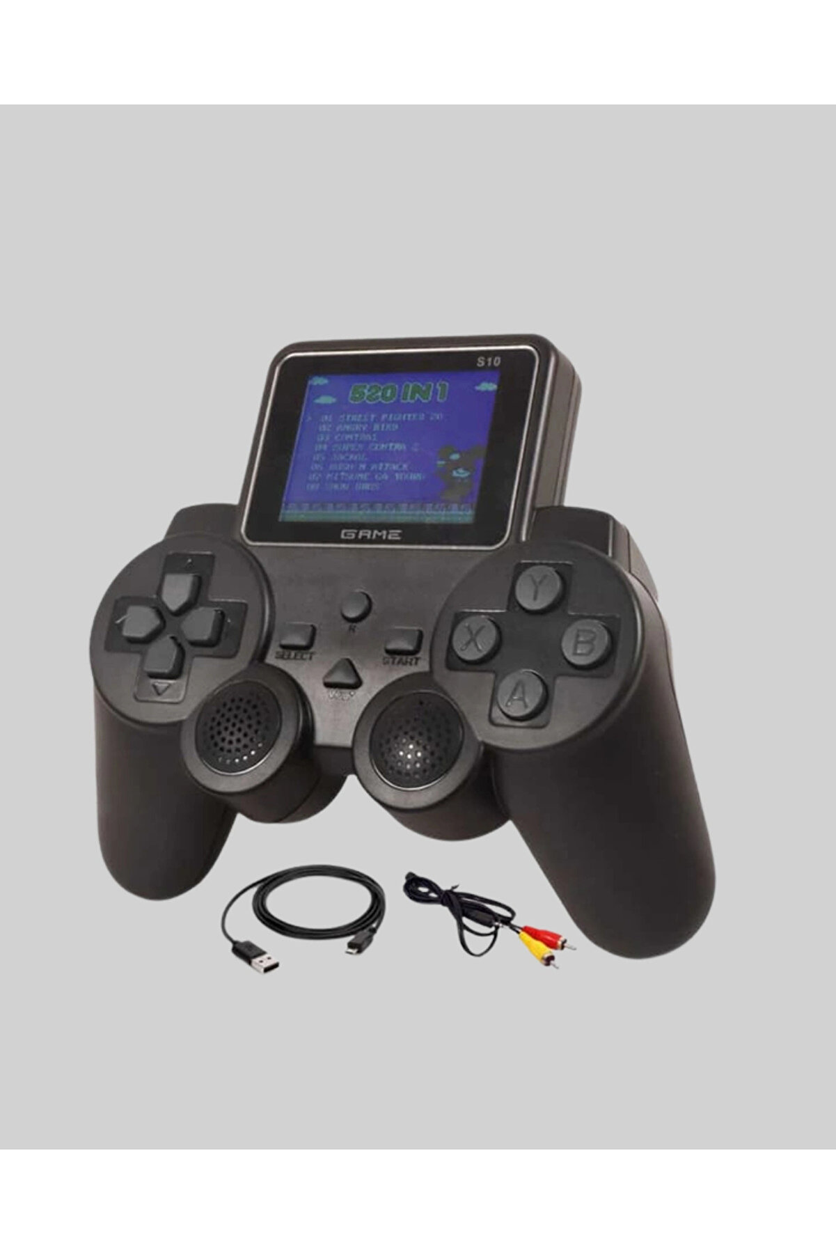 2.4 İnç Ekranlı 500 Oyunlu Taşınabi̇li̇r Retro Oyun Konsolu, Şarjlı El Ti̇pi̇ Mi̇ni̇