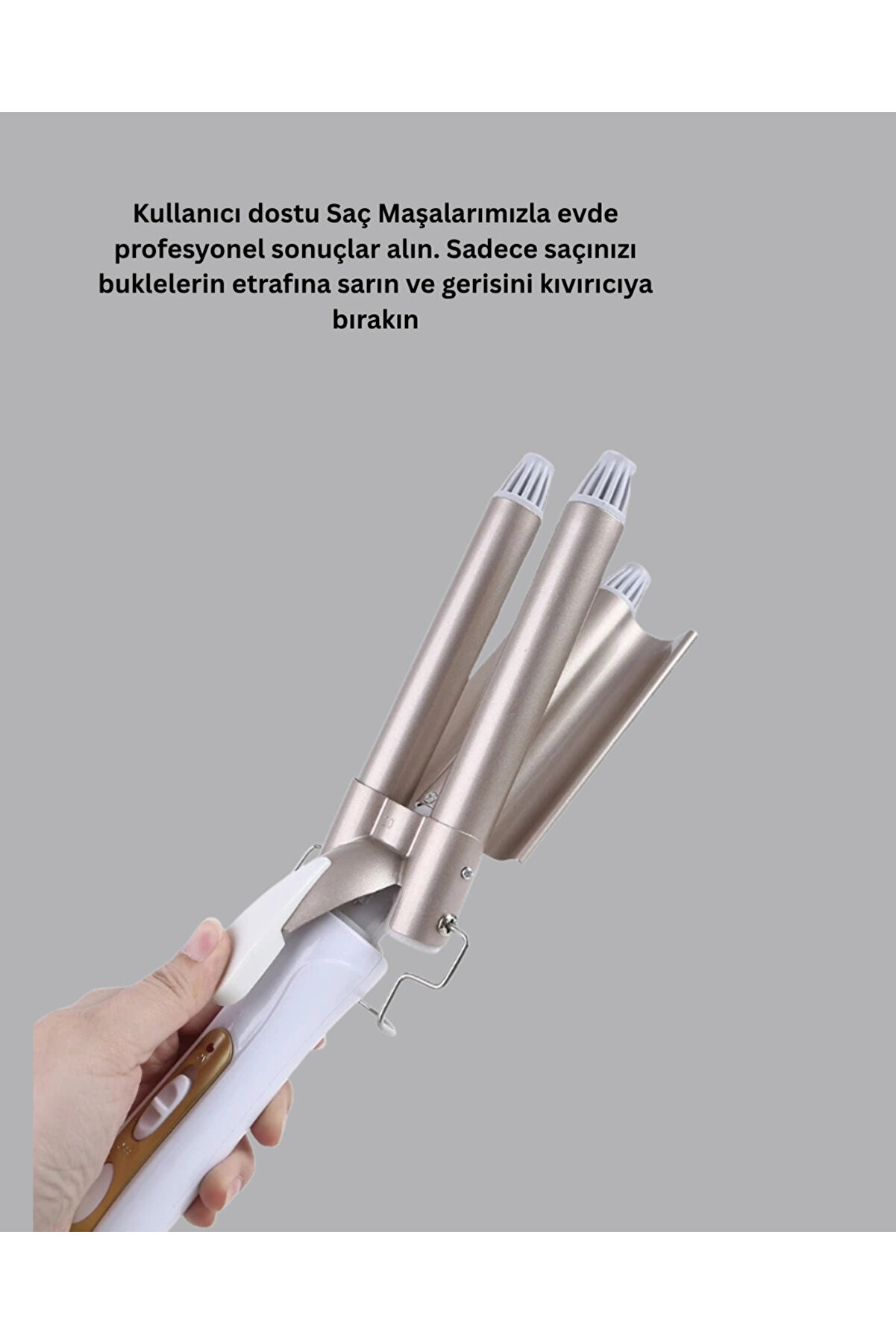 Profesyonel Kullanıma Uygun Bukle Maşası