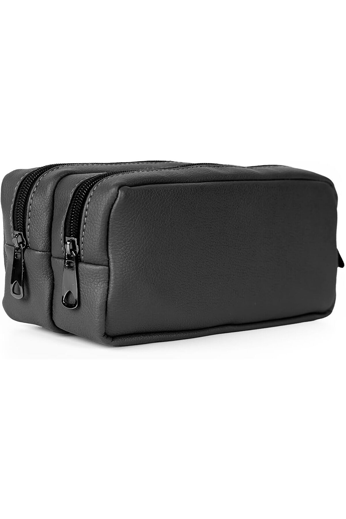 STOREMAX modashine Proje Deri Çift Gözlü Kutusu - Makyaj Çantası modascope 1014773