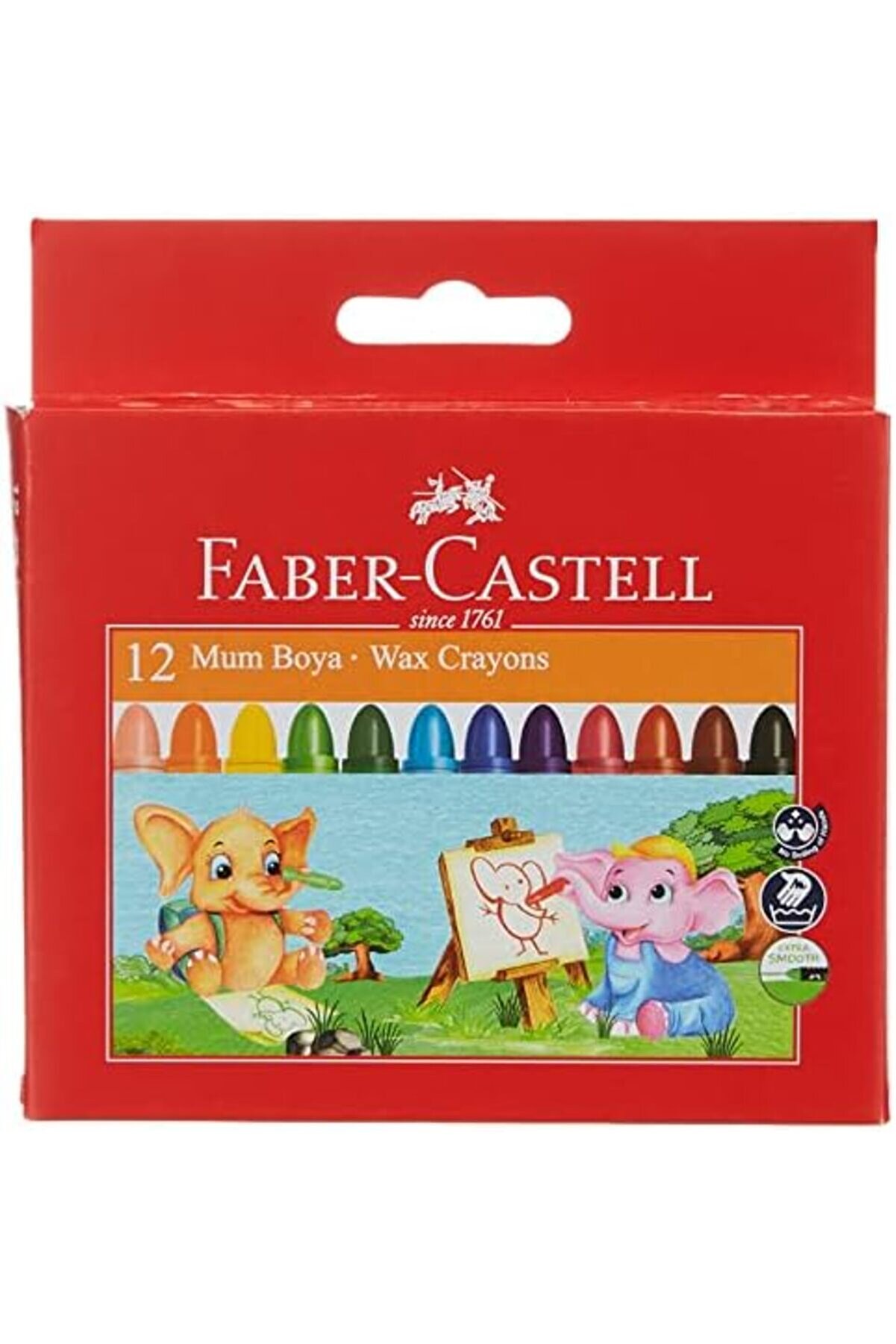 Modashi̇ne Süper Yıkanabi̇li̇r Mum, 12 Renk, Leke Bırakmaz, Boy, Parlak Ve Yoğun Renkler Modascope 1014