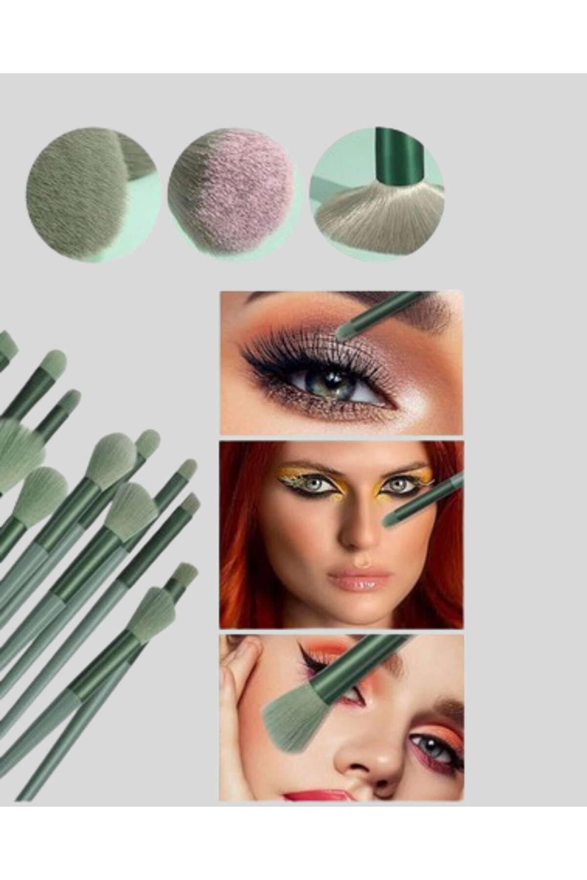 13’Lü Profesyonel Makyaj Fırça Seti̇ – Yumuşak Senteti̇k Kıllı, Tüm Ci̇lt Ti̇pleri̇ne Uygun