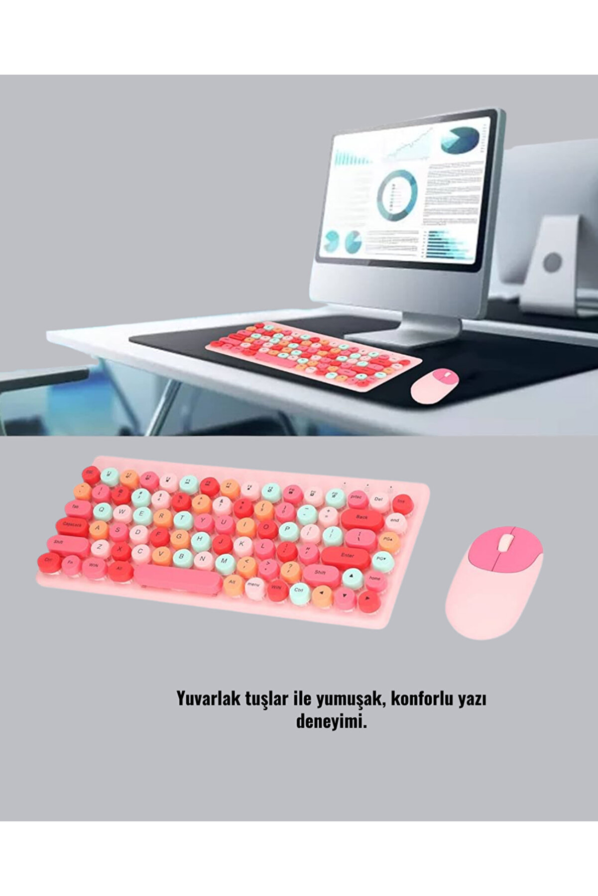 Bluetooth Klavye Ve Mouse Seti̇