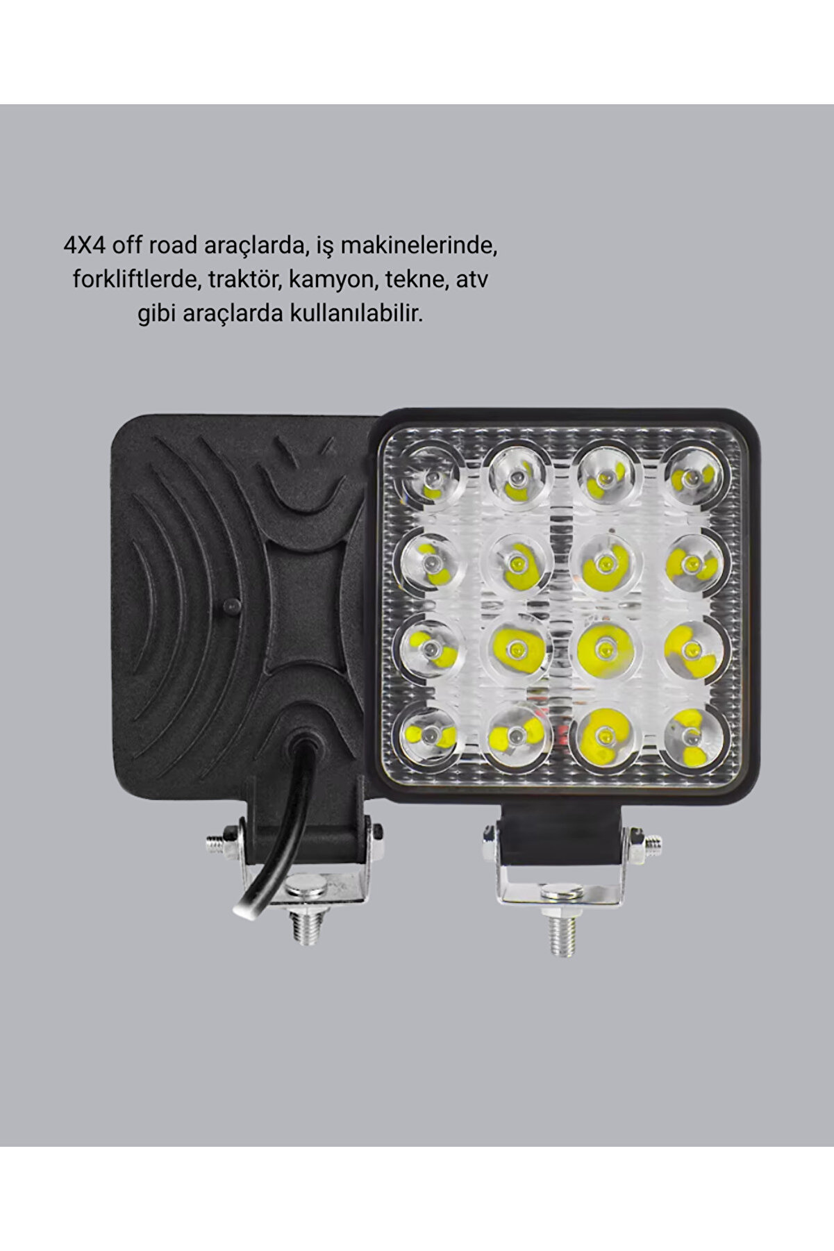 4X4 Off Road Led Aydınlatma – Traktör, Tekne, Forkli̇ft, Atv Uyumlu, Yüksek Parlaklık
