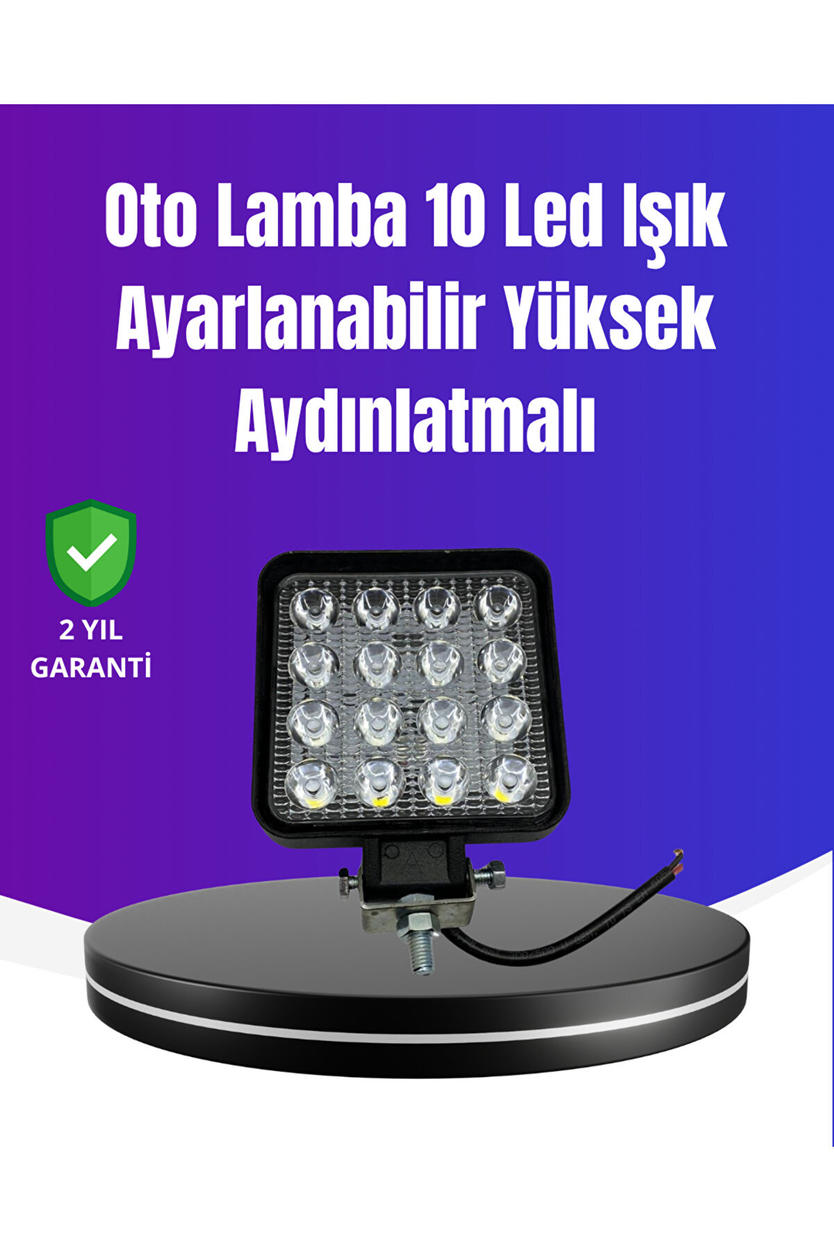 Toptan Bulurum 16 LED Beyaz Işık Far | Uzun Ömürlü, Enerji Verimli, Geniş Aydınlatma Açısı