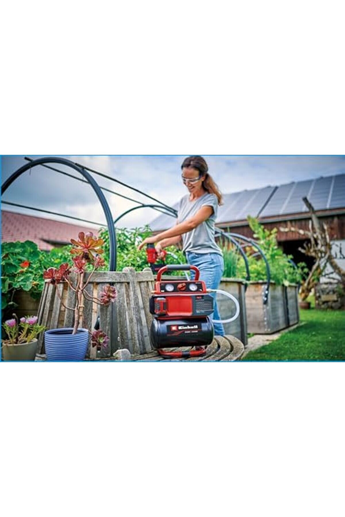 Akülü Kompresör Te-Ac 18/75 Li̇ Of-Solo Power X- (18 V, Maks. 8 Bar, 5 L Tank, 75 L/Daki̇ka Emi̇ş Kapas