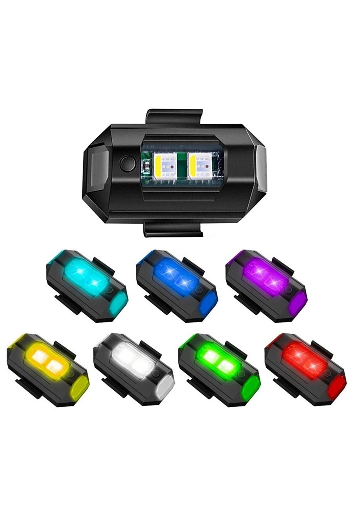 Canderel Motor Drone Uçak Kanadı Led Şarjlı Kablosuz Mini Led Çakarlı Lamba