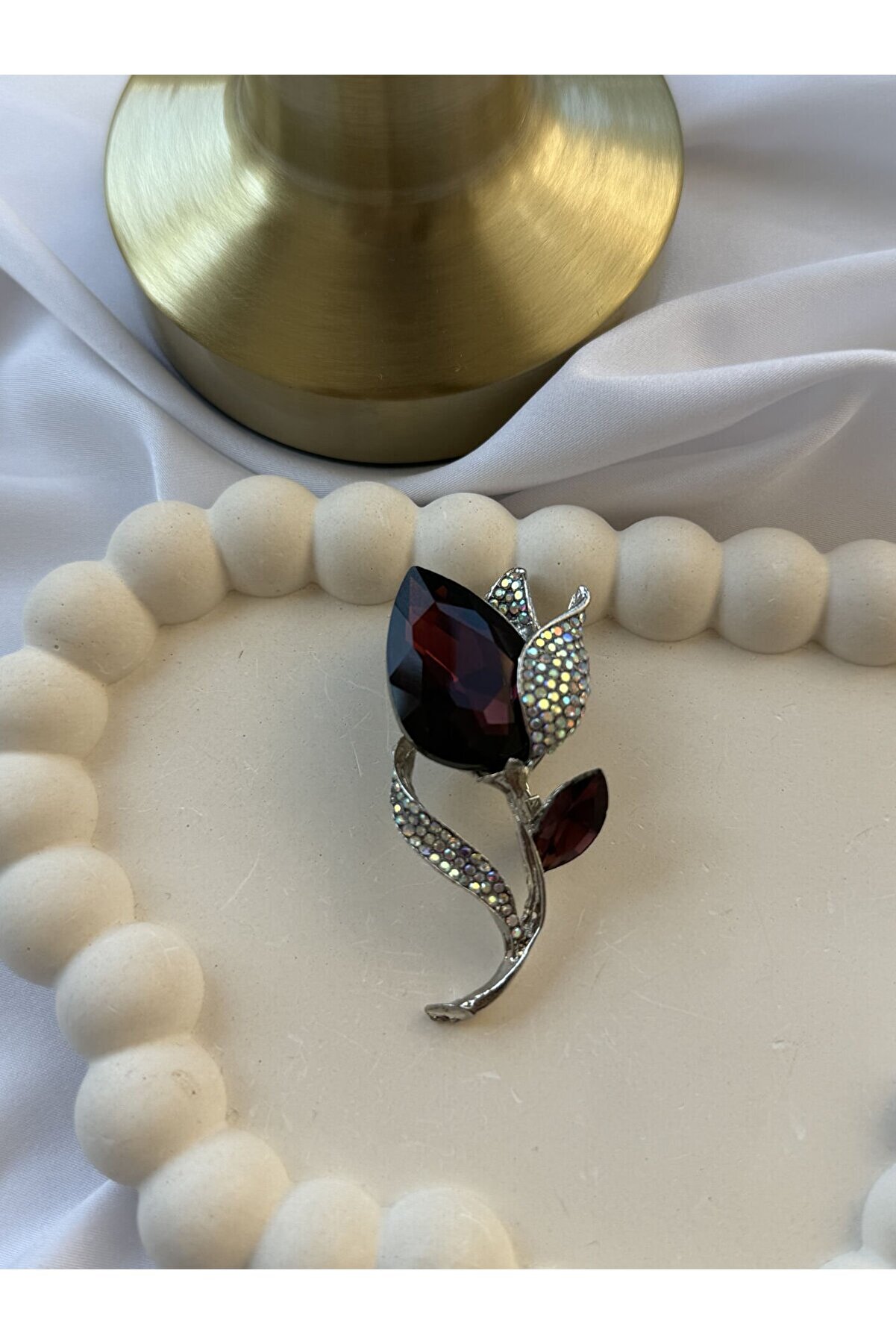 Ateli̇er Emi̇ne Mürdüm Lale Moti̇f Broş