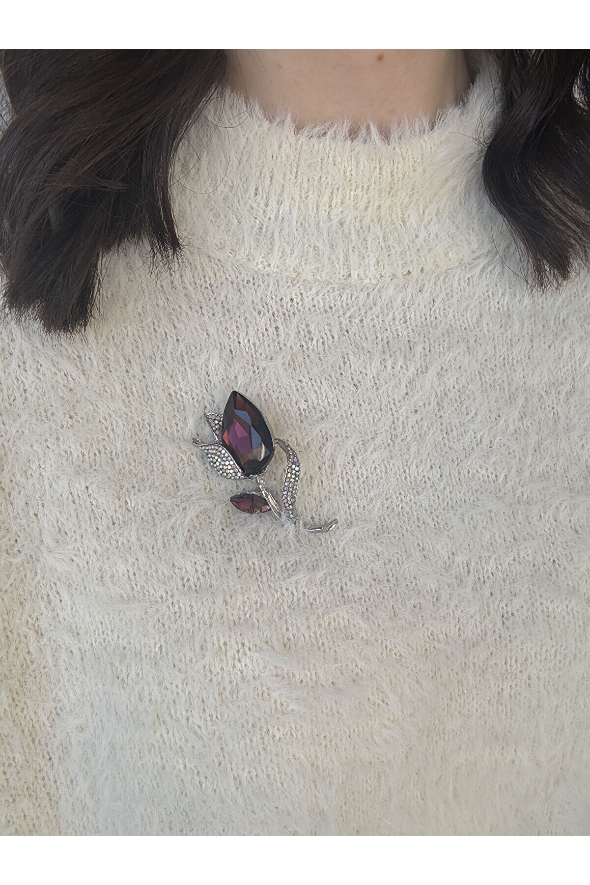 Ateli̇er Emi̇ne Mürdüm Lale Moti̇f Broş