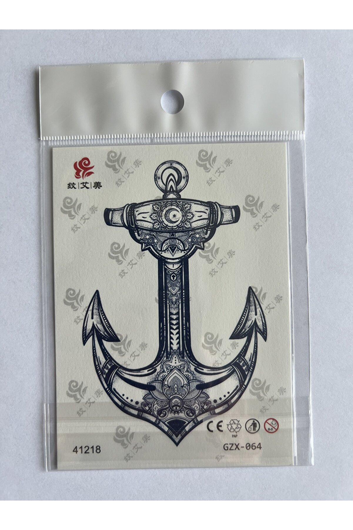 Ai̇rbrush Tattoo Çapa Mi̇ni̇mal 11X8 Cm Yarı Kalıcı Geçi̇ci̇ Dövme Yapıştırma Dövme
